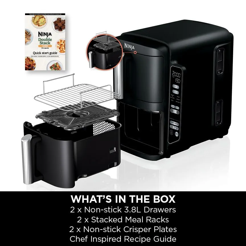 Ninja Double Stack Vertical Dual Air Fryer 4 Levels