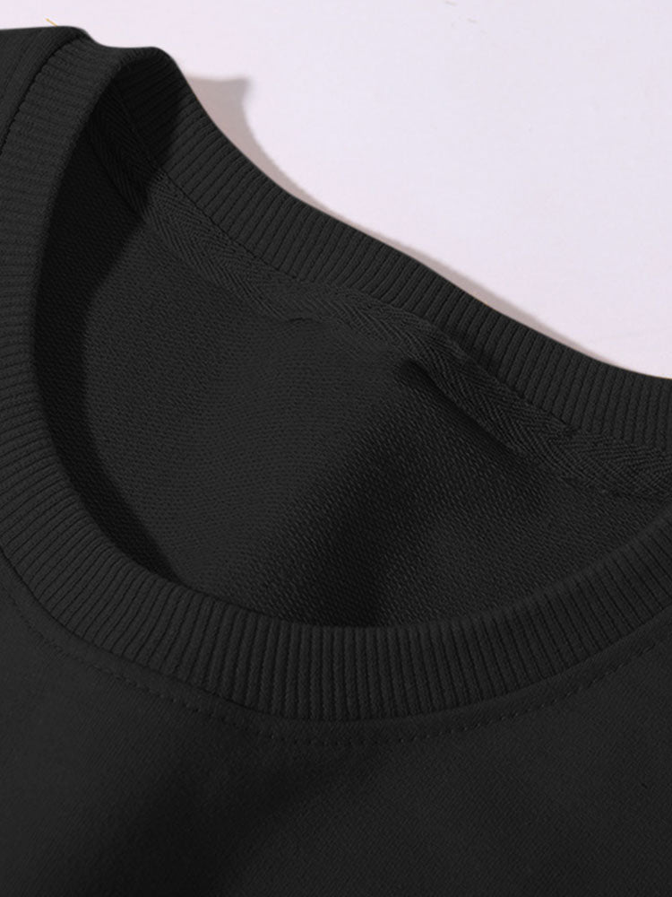 Portrait Print Cotton Sweatshirt