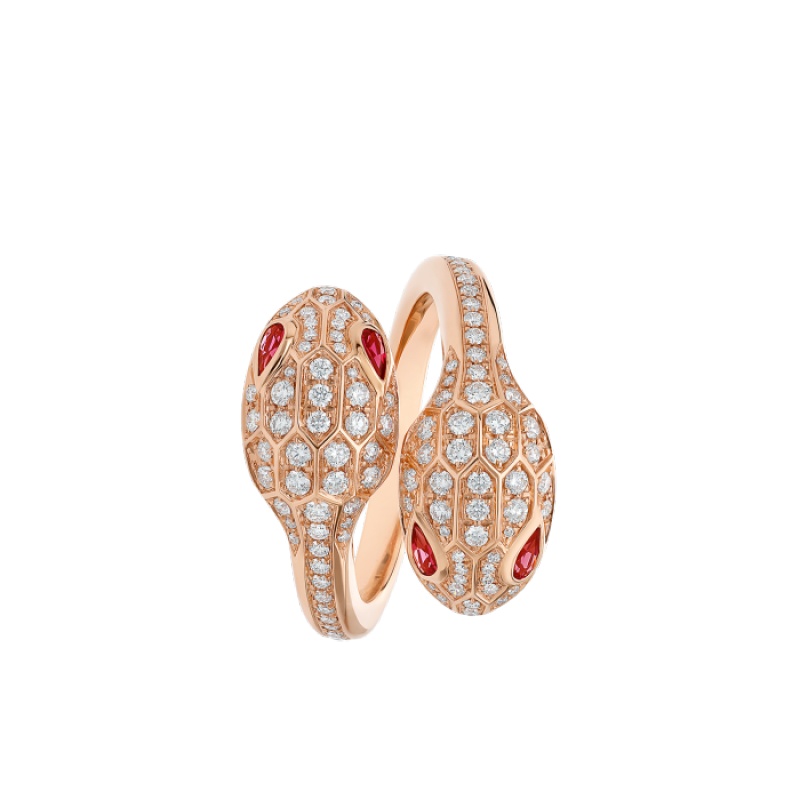 Replicate Serpenti Seduttori gilded snake ring(1:1 replica) - Original Replica Club