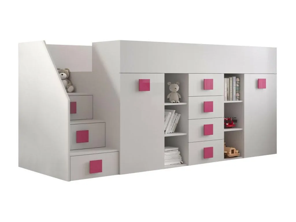 Litera Mueblestop 366 Individuales Blanco 90x200 Aglomerado laminado Somieres 94cm 82978EBUS