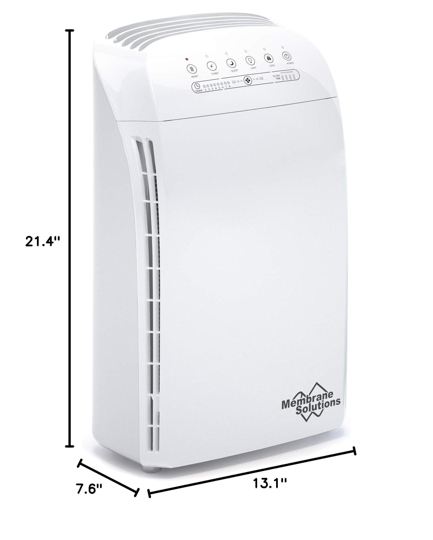 Membrane Solutions MSA3 Air Purifier for Home, Room Up to 1590 sq ft.