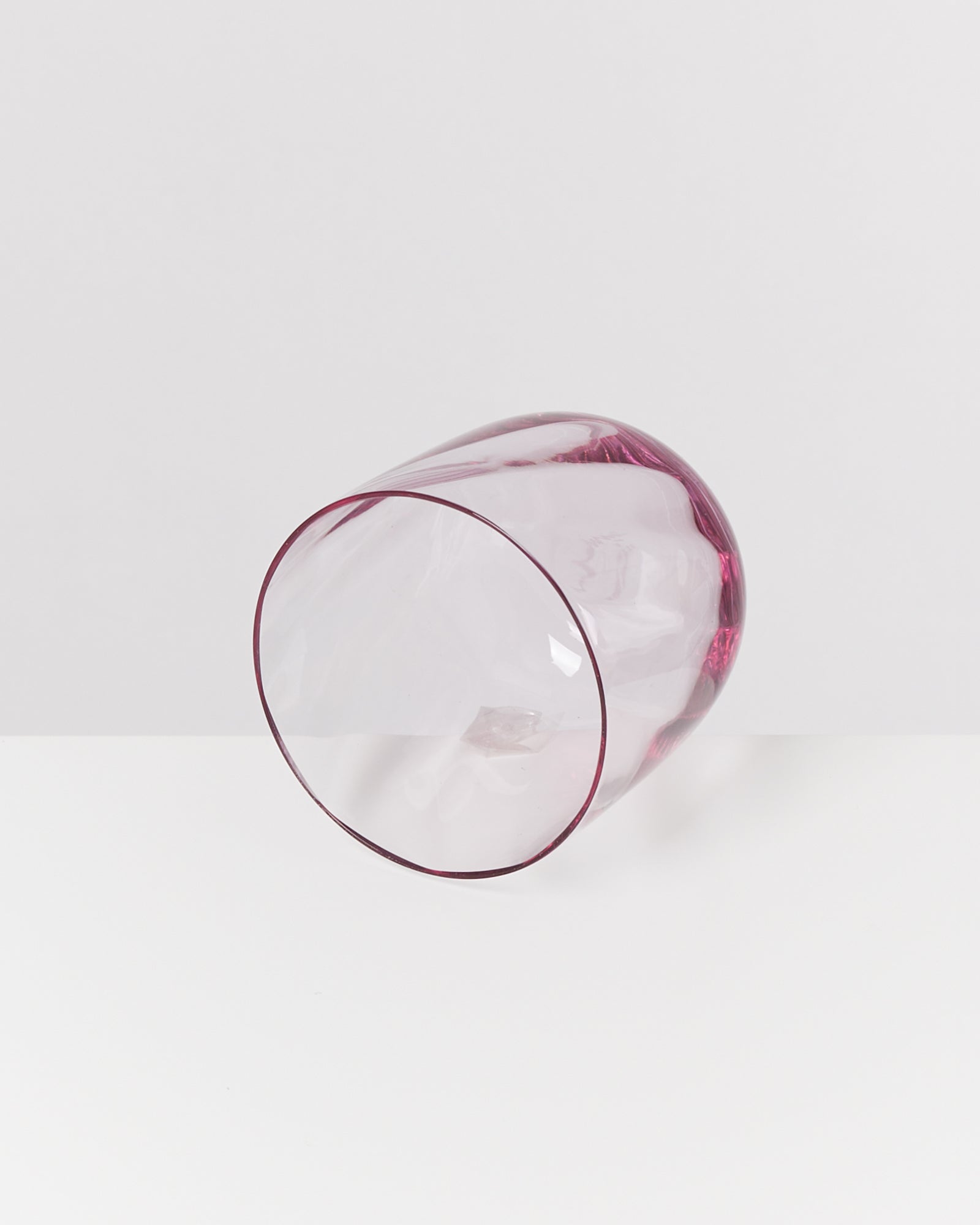 Calma Glas klein swirl lila