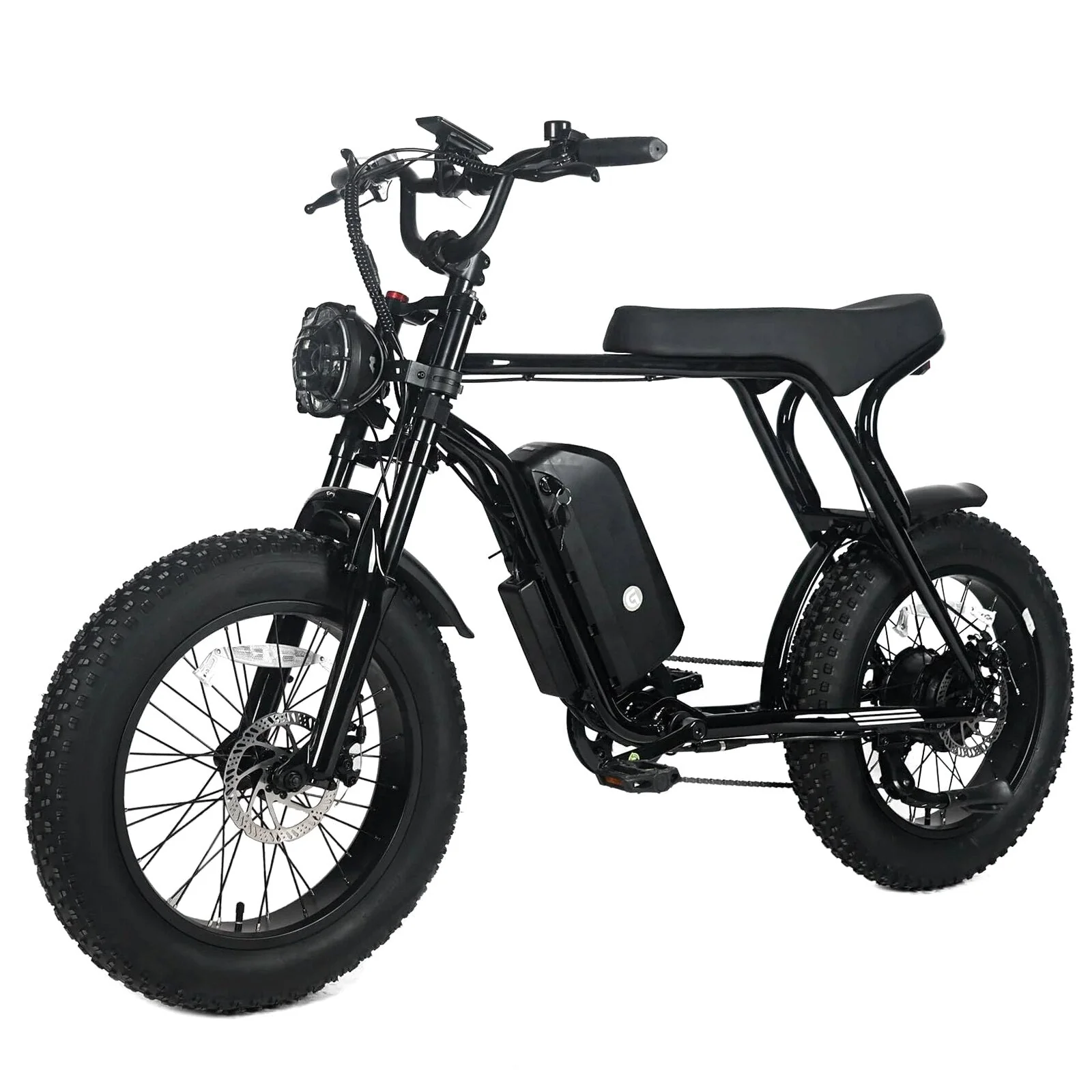 Electric Mountain Bike For Adults, 20 x 4.0 Fat Tires, 1000W Motor, 48V 20Ah Battery, Black - G-M1Sp - Image 9 Electric Mountain Bike For Adults, 20 x 4.0 Fat Tires, 1000W Motor, 48V 20Ah Battery, Black - G-M1Sp - Image 9