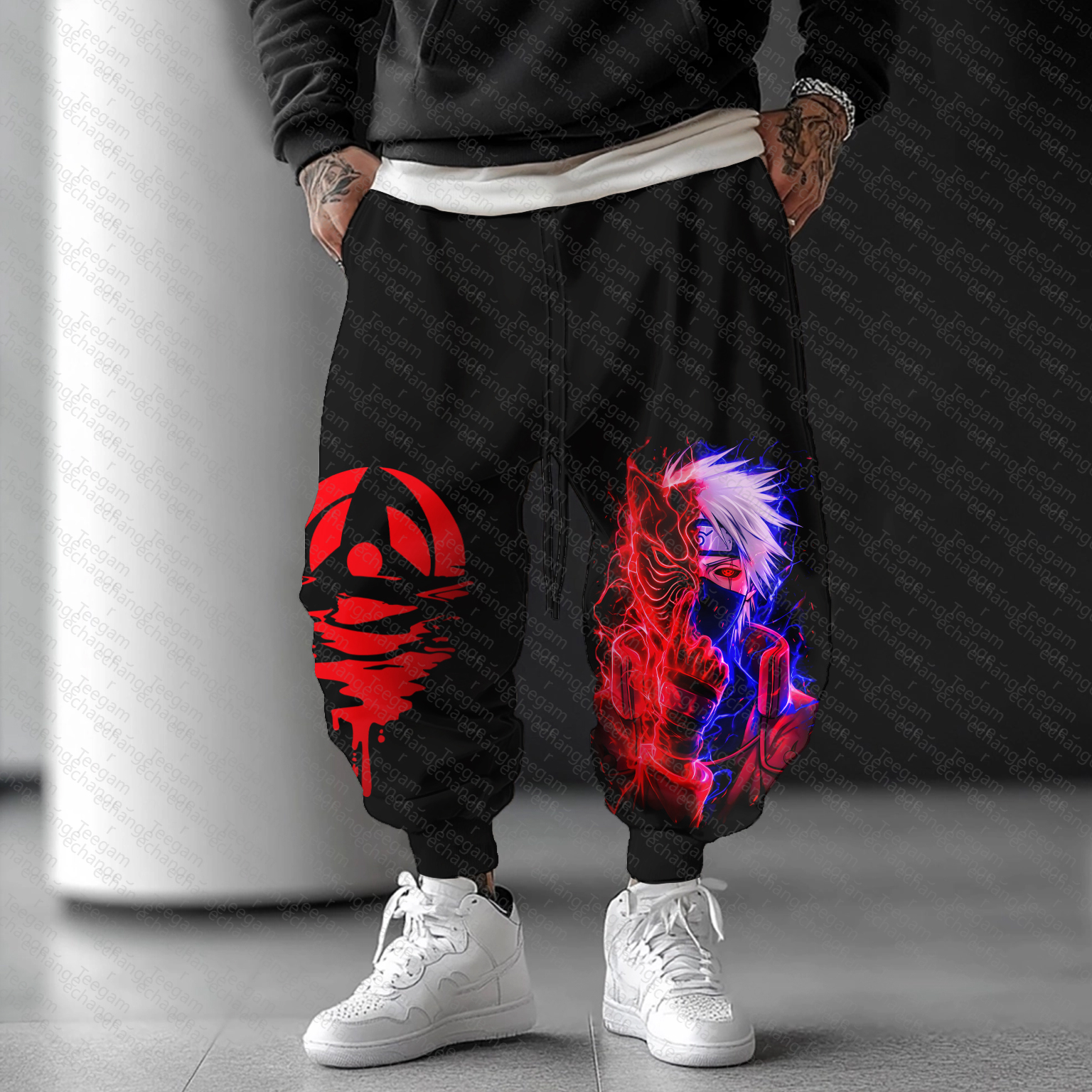 Unisex Casual Anime Streetwear Pants
