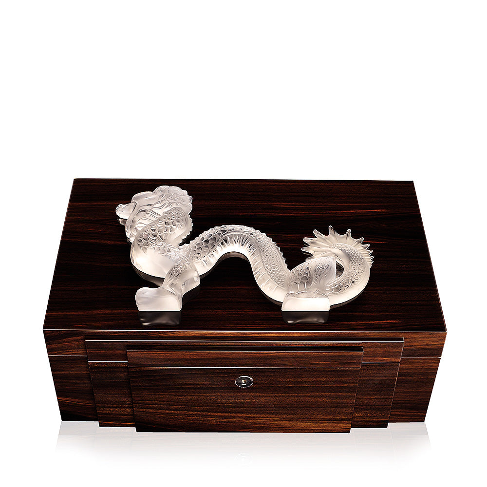 BOÎTE À BIJOUX DRAGON GRAND MODÈLE - CRISTAL INCOLORE, GRAND MODÈLE