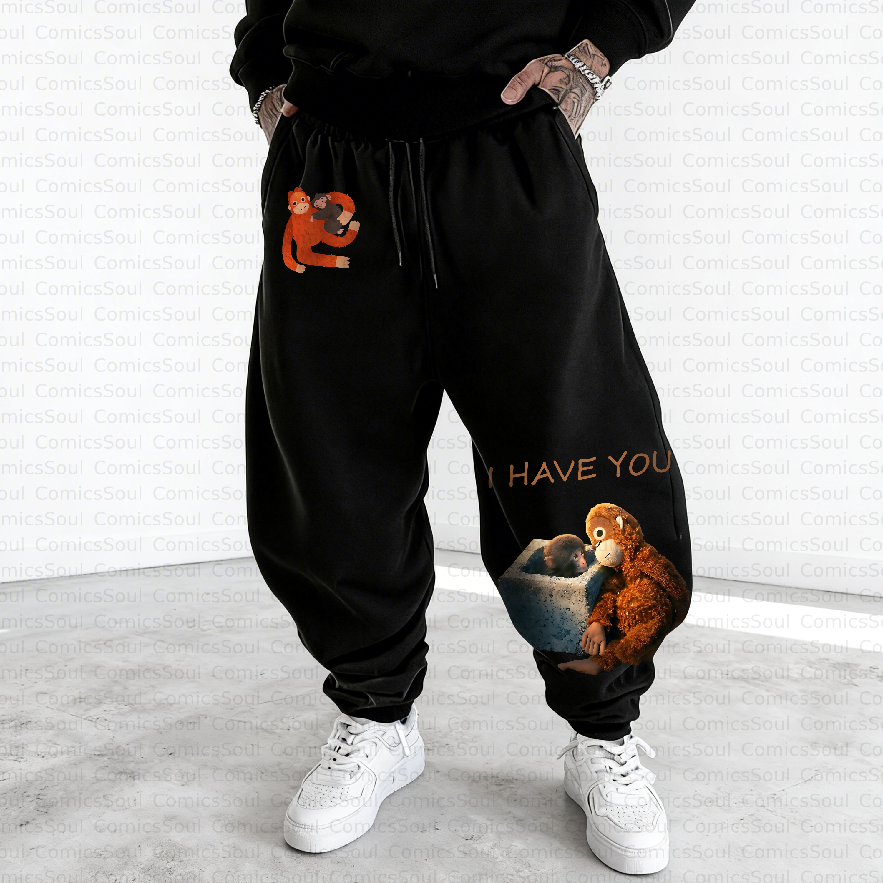 Unisex Casual Anime Streetwear Pant