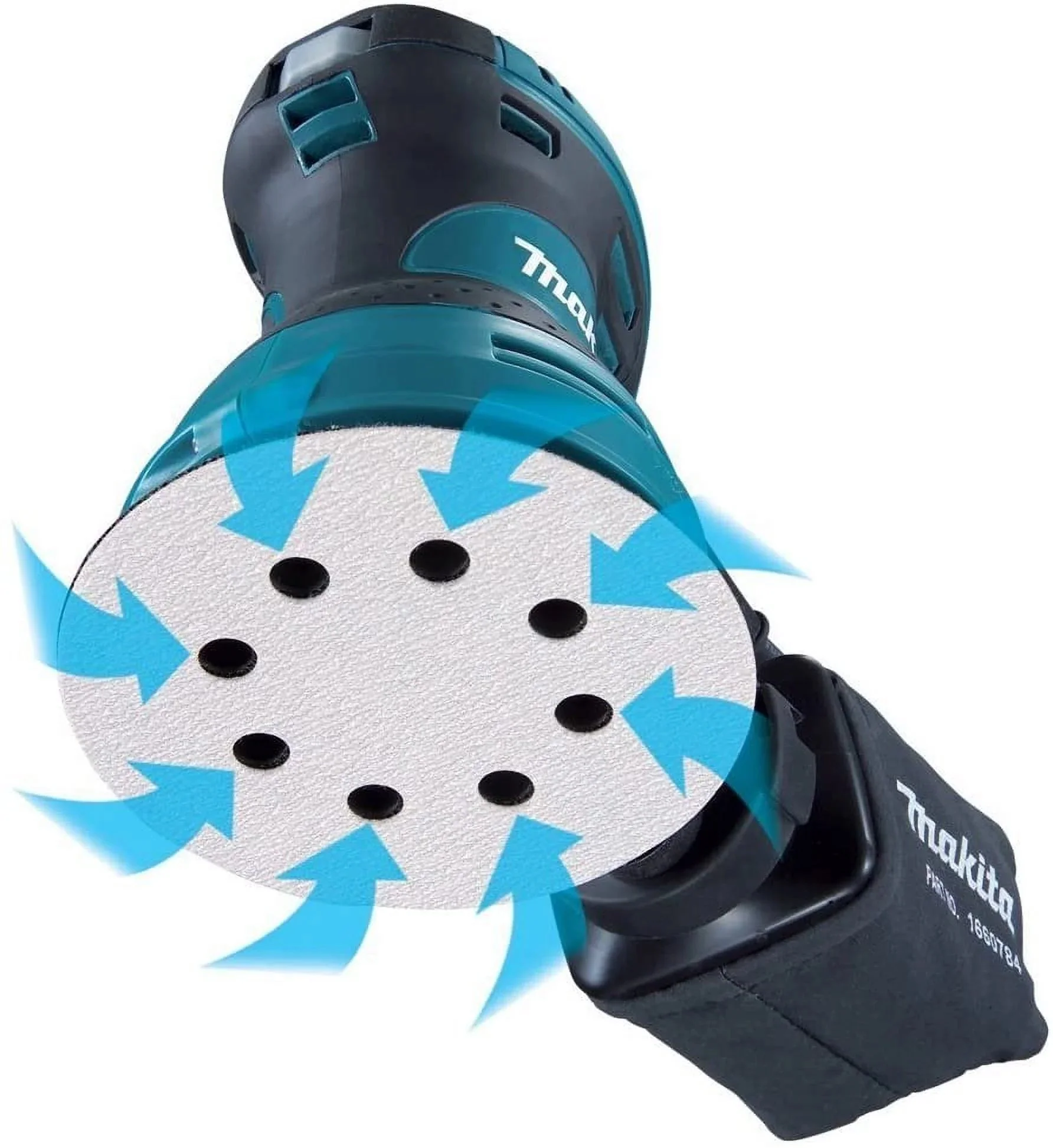 Makita 5 in Random Orbit Sander, 3.0A - BO5030K - Image 3 Makita 5 in Random Orbit Sander, 3.0A - BO5030K - Image 3