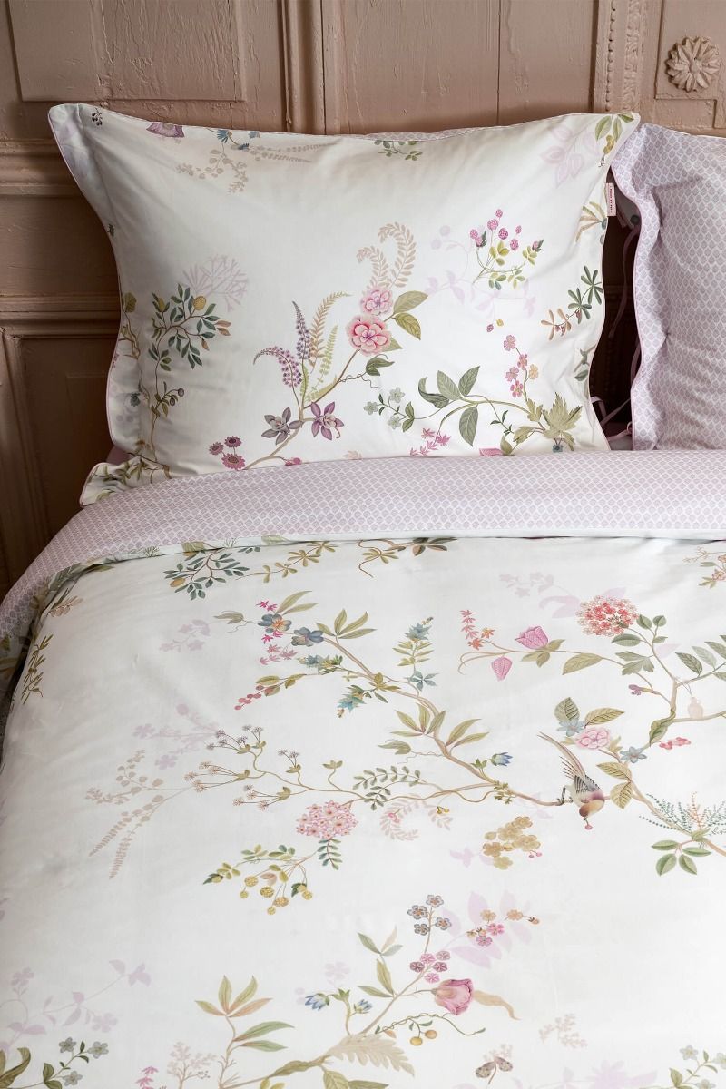 Pillowcase Bustani White