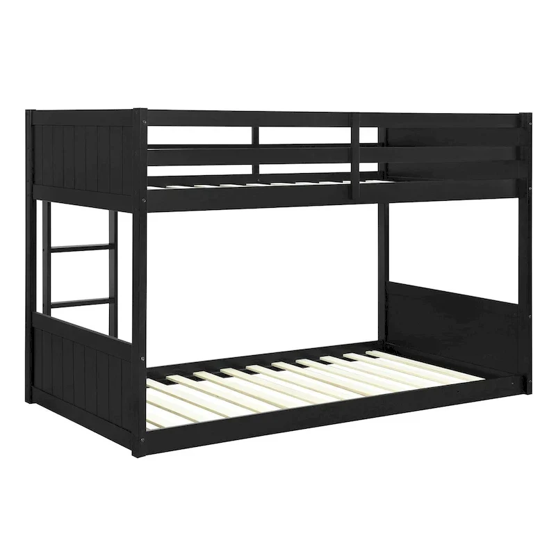 Delphia Low Profile Twin over Twin Bunk Bed