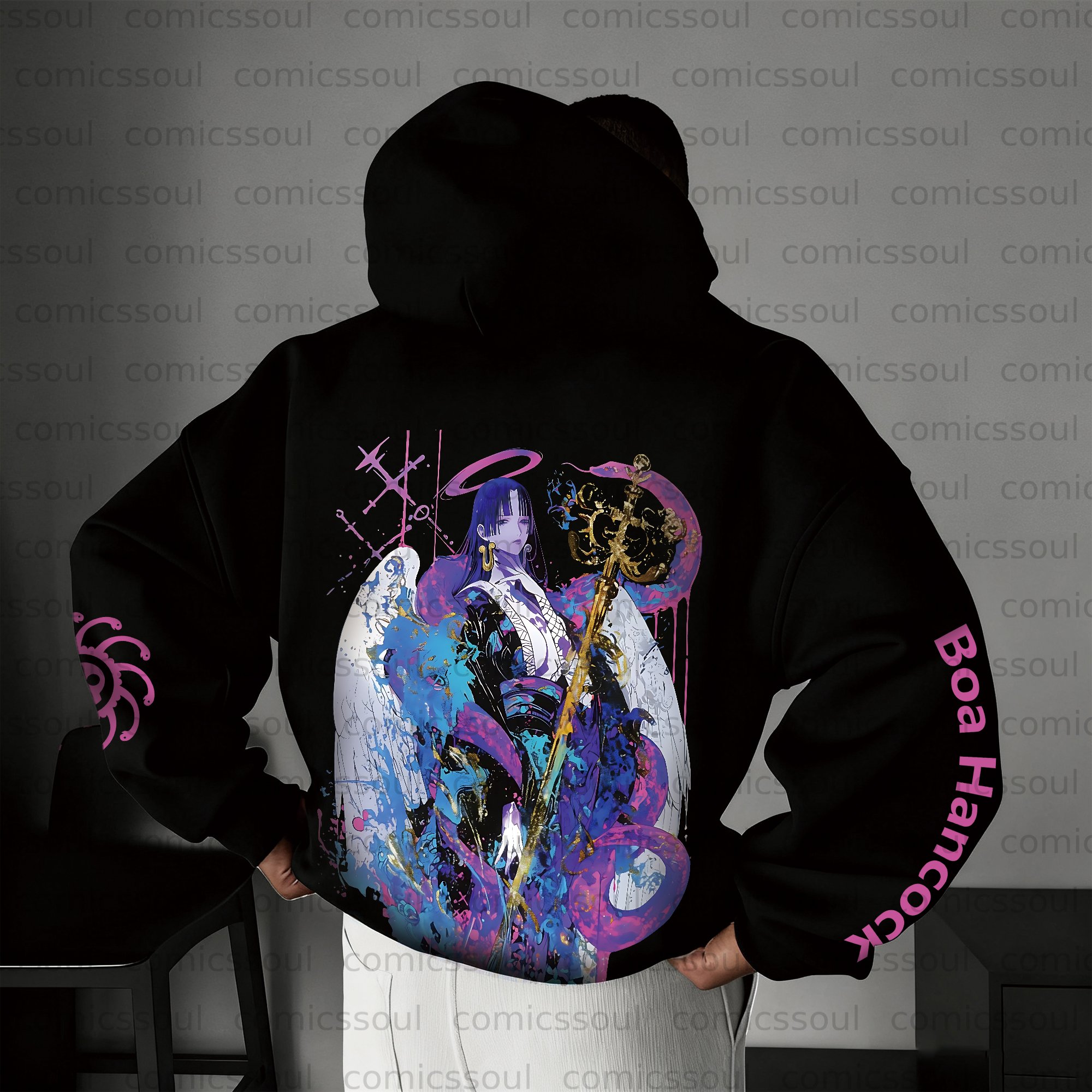 Unisex Anime Graphic Streetwear Vintage Plush Hoodie
