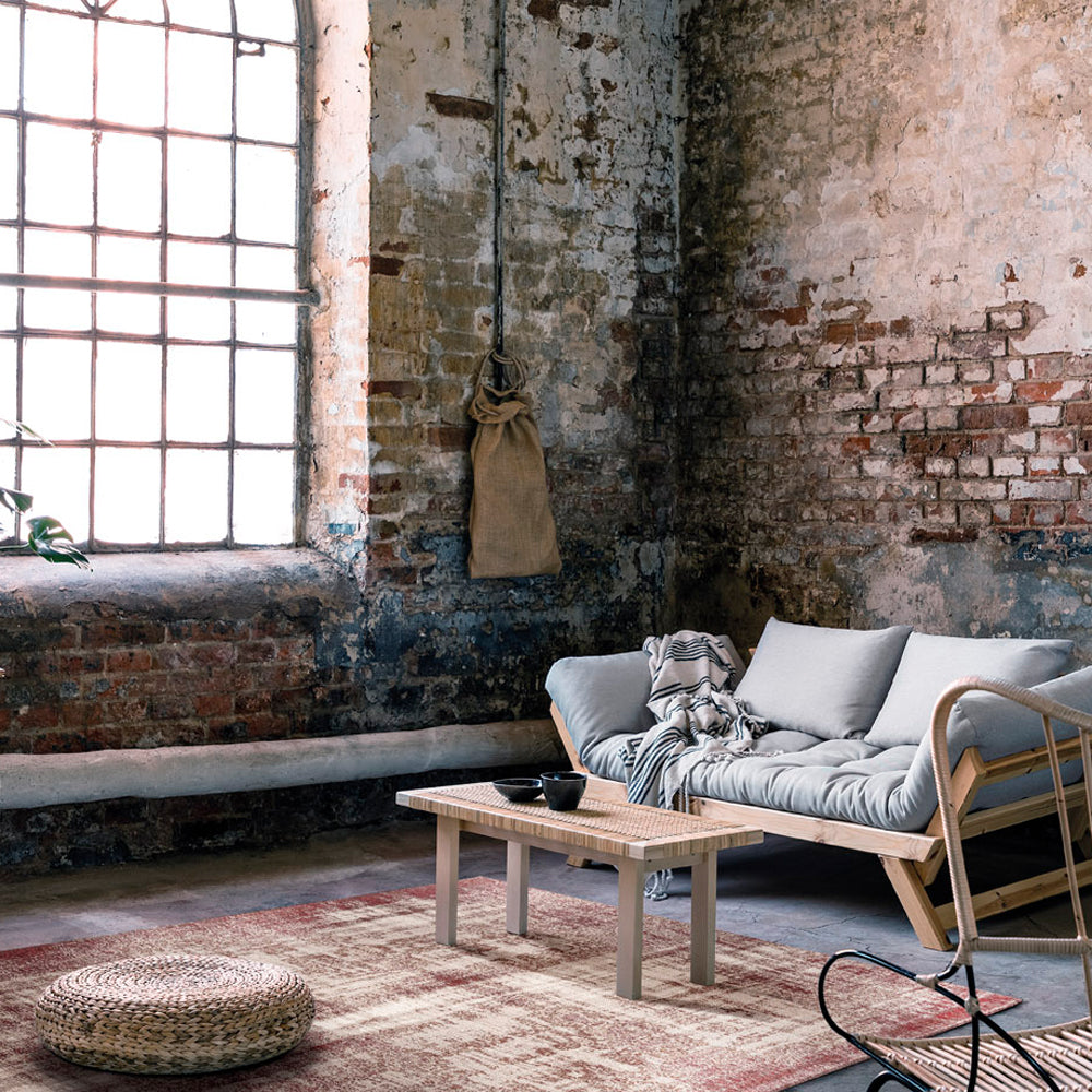 Acsento Grunge Vloerkleed 170 x 230 cm - Wine Red