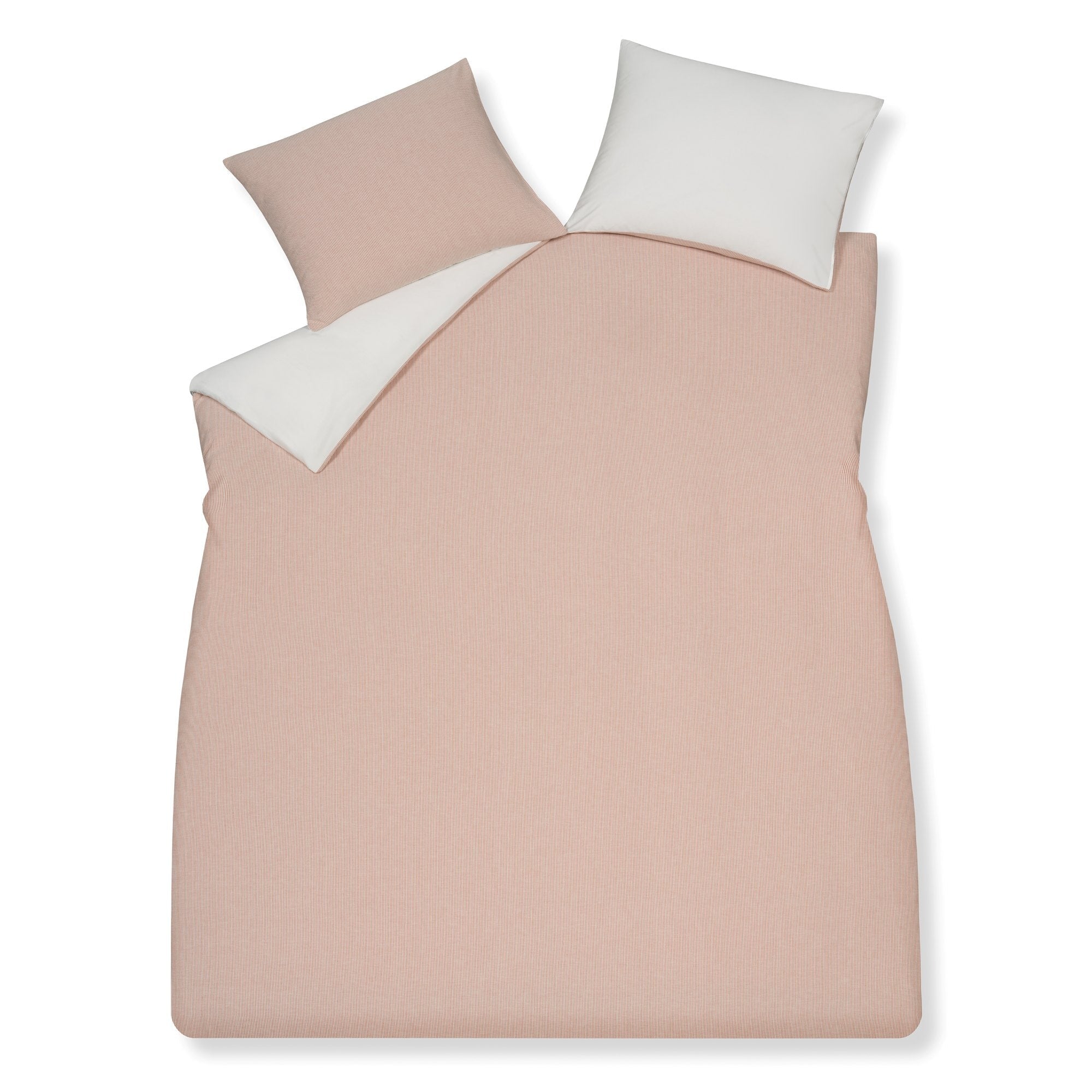 Pure 89 Dekbedovertrek Sepia Pink   200 x 200 220 cm   Beige   Roze