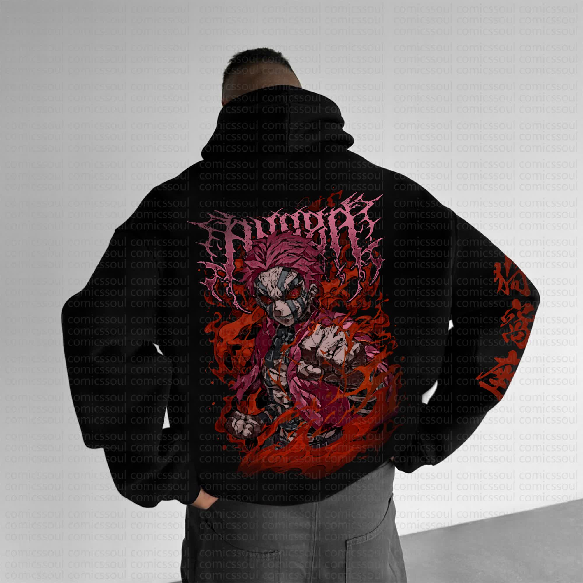 Unisex Anime Graphic Streetwear Vintage Hoodie丨Comicssoul