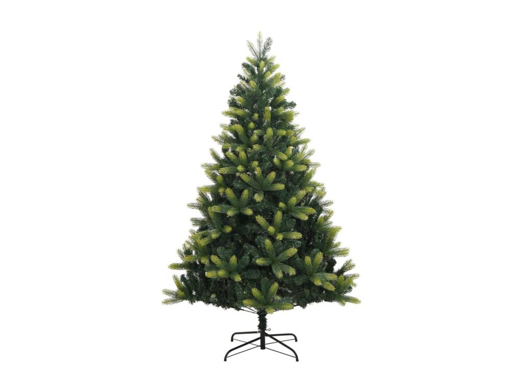 Árbol de Navidad artificial con bisagras y soporte 240 cm