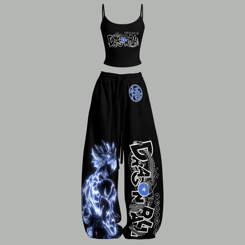 DRAGON BALL Top & Elasticated Trousers Two-Piece Set