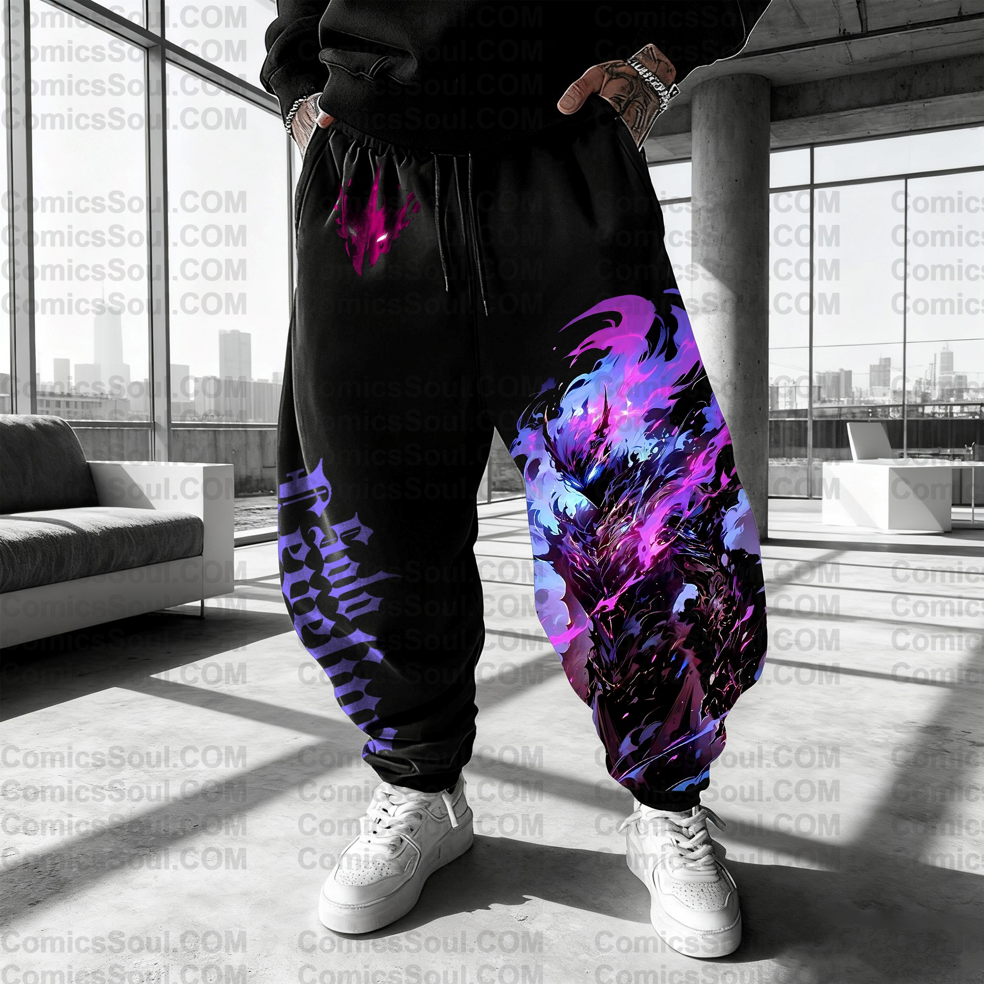 Unisex Anime Inspired Vintage Plush Pants
