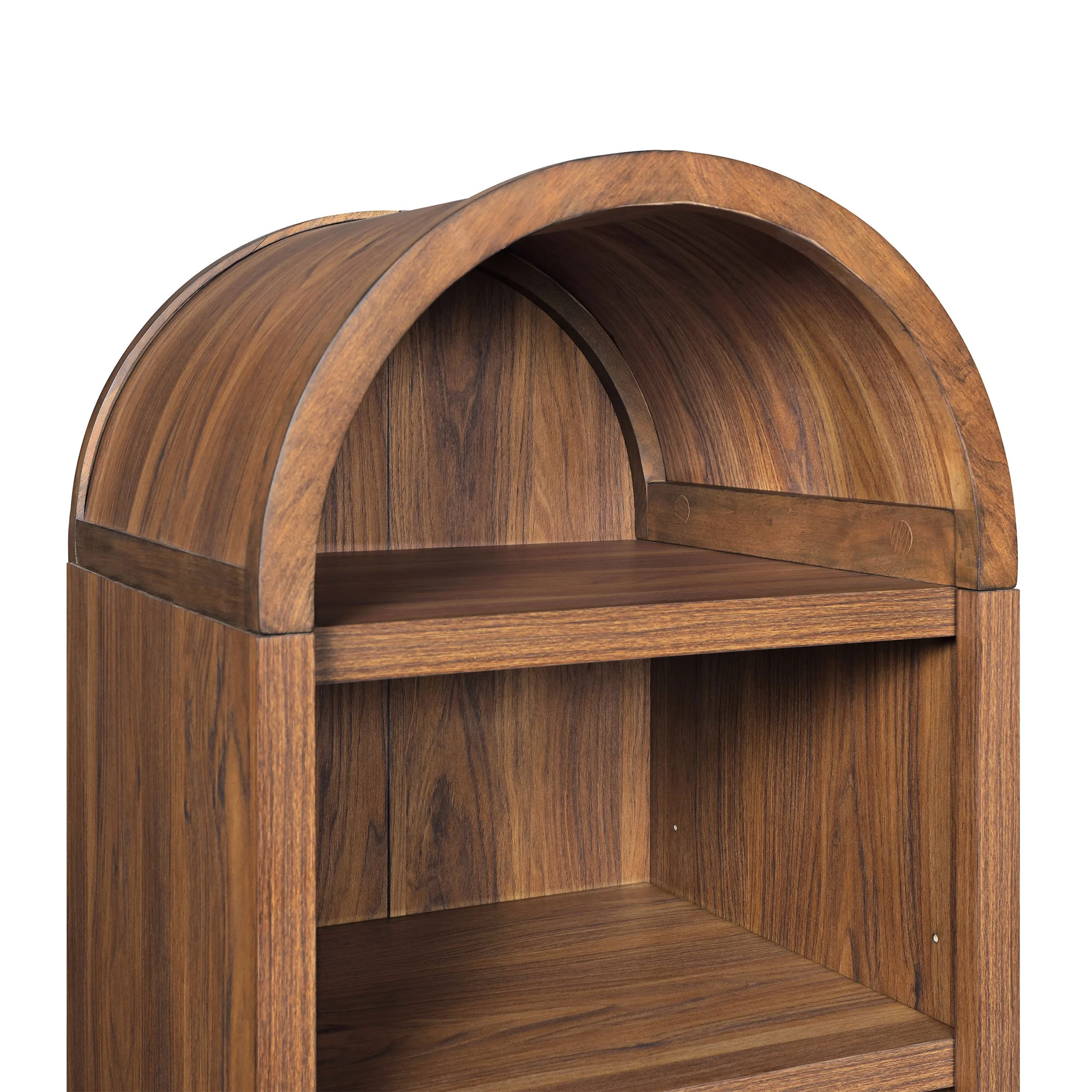 Better Homes & Gardens Juliet Narrow Arch Bookcase, Rich Black and Light Honey - Image 16