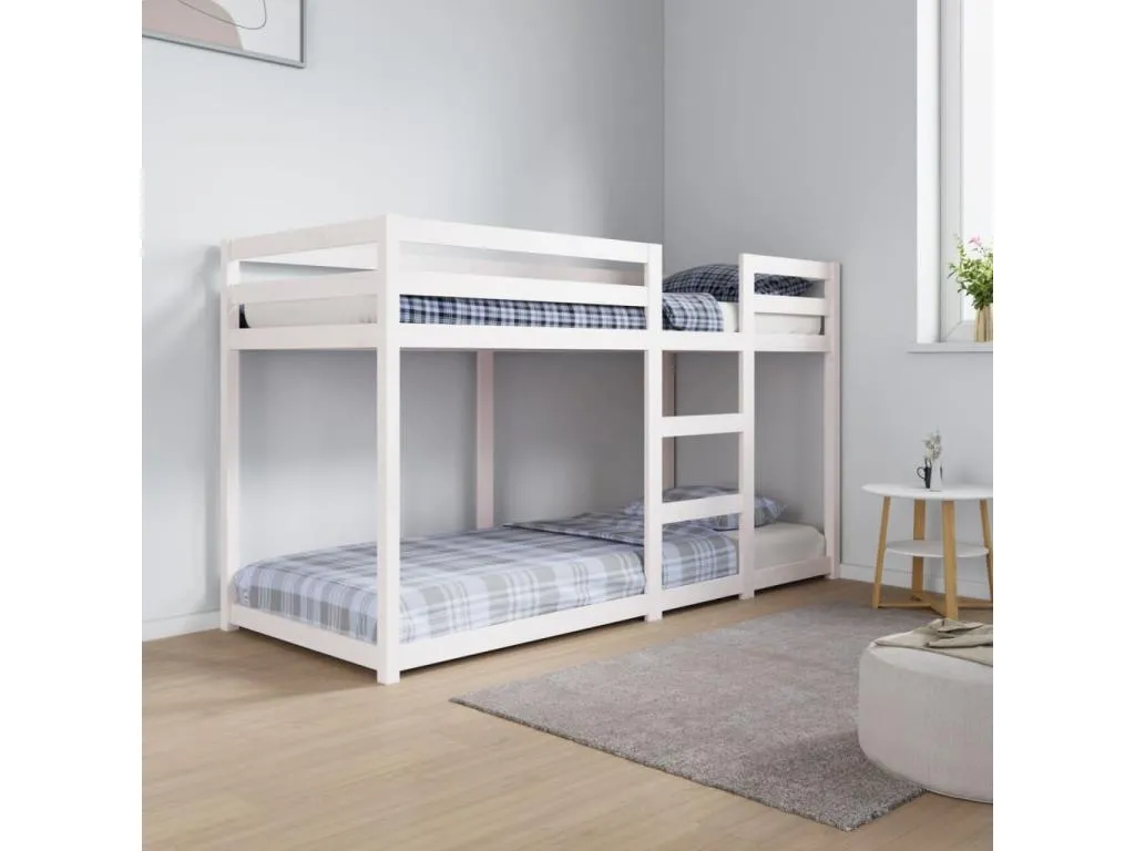 Litera de Lluesmamuebles maciza de Lluesmamuebles blanco 75x190 cm