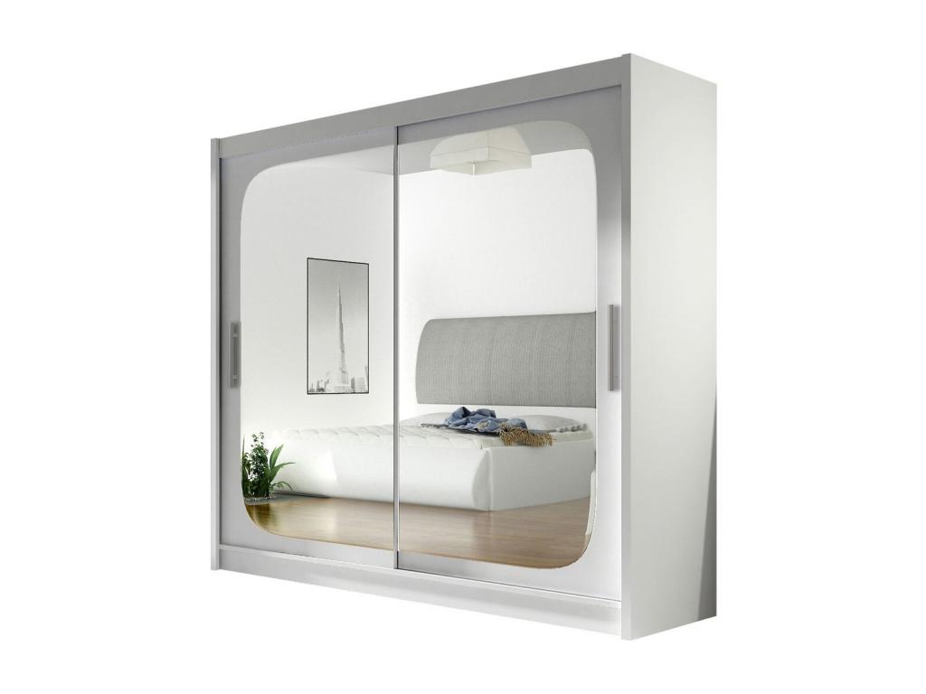 Armario Confortzx 108 - Blanco - 215x180x58cm - Puertas de armario Correderas