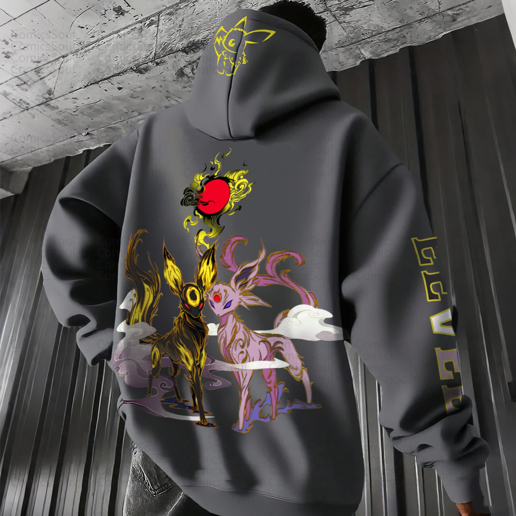 Unisex “Comicssoul” Anime Graphic Streetwear Vintage Hoodie