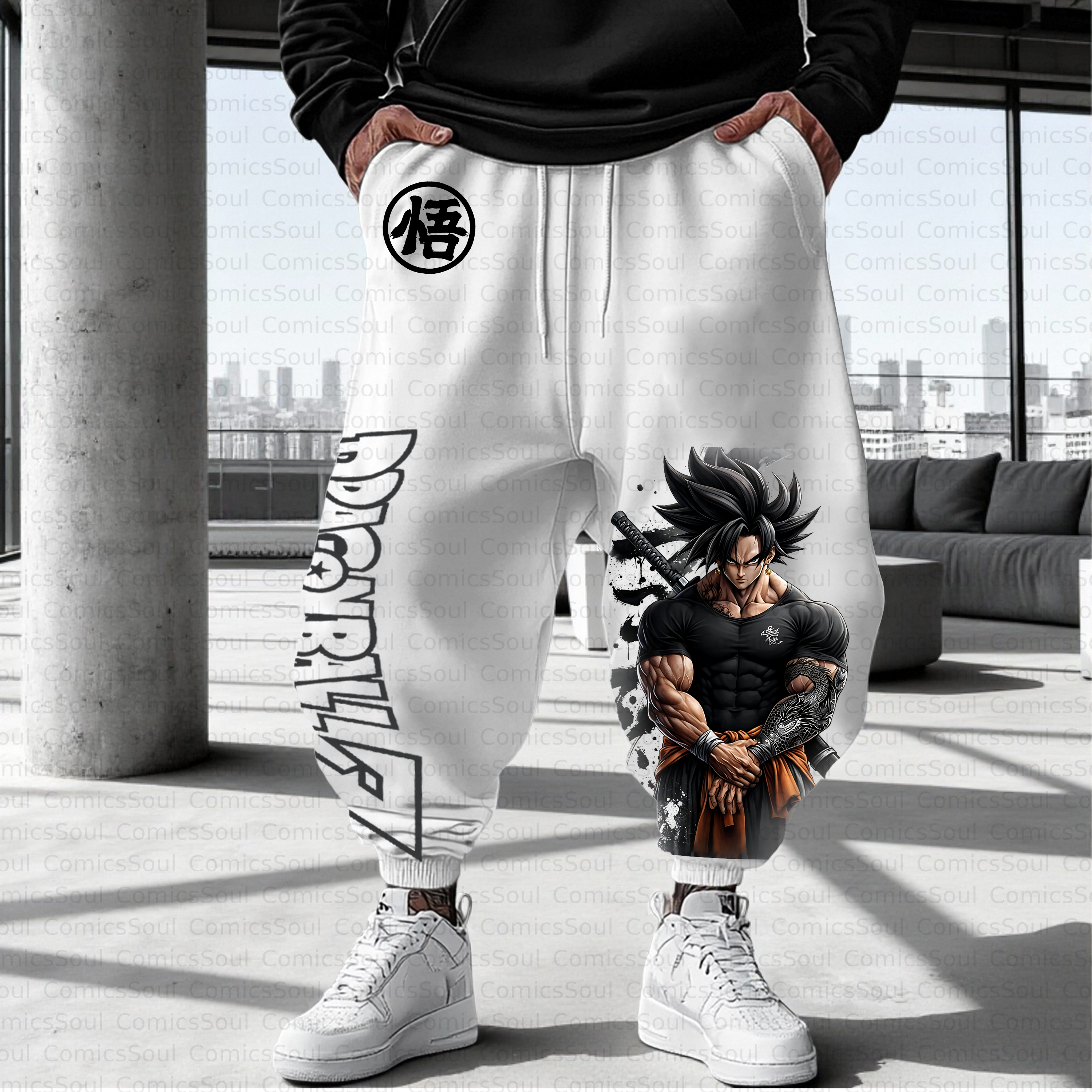 Unisex Casual Anime Streetwear Pant