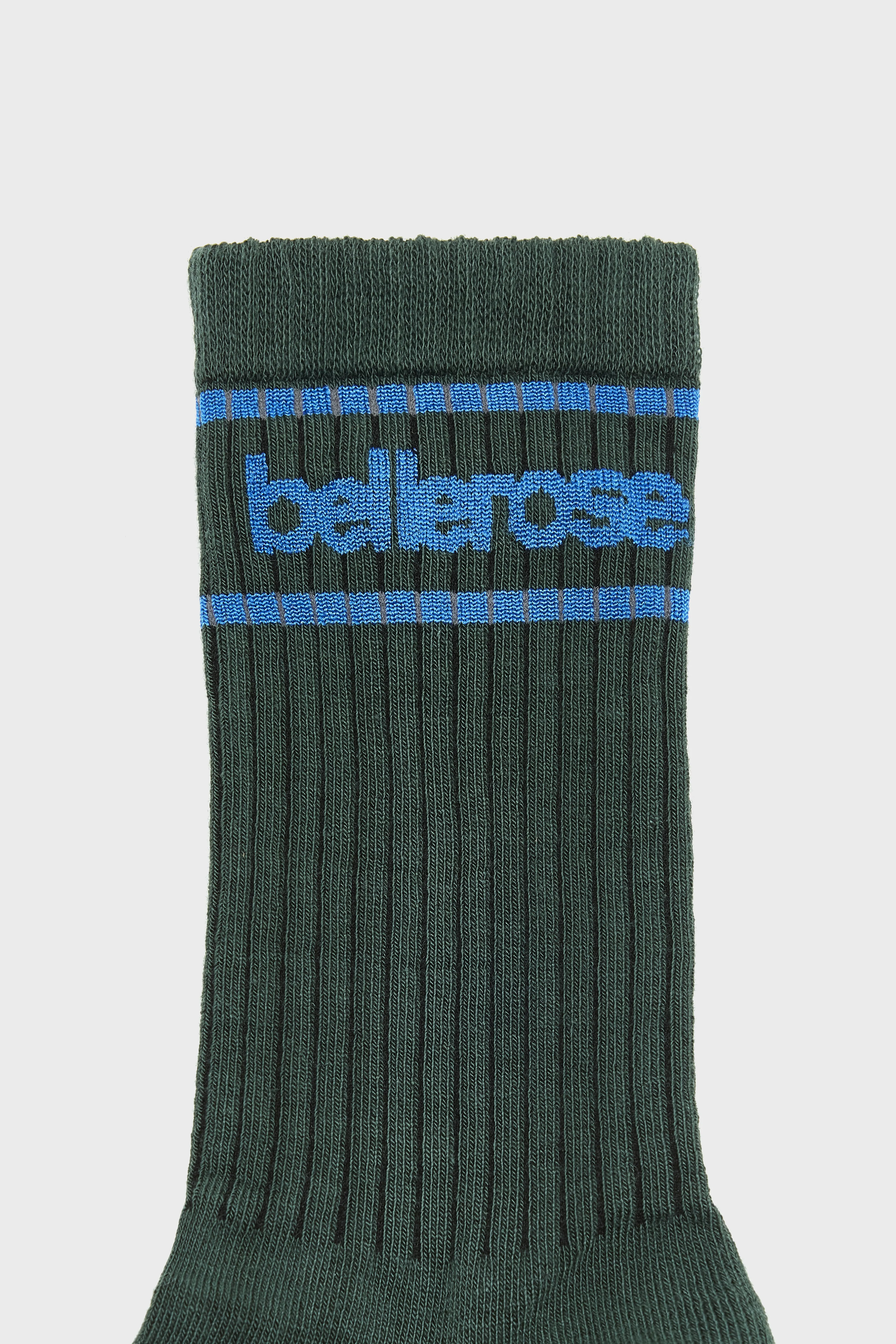 Bellerose Vrel green crew socks (252 / W / BOTANICA)