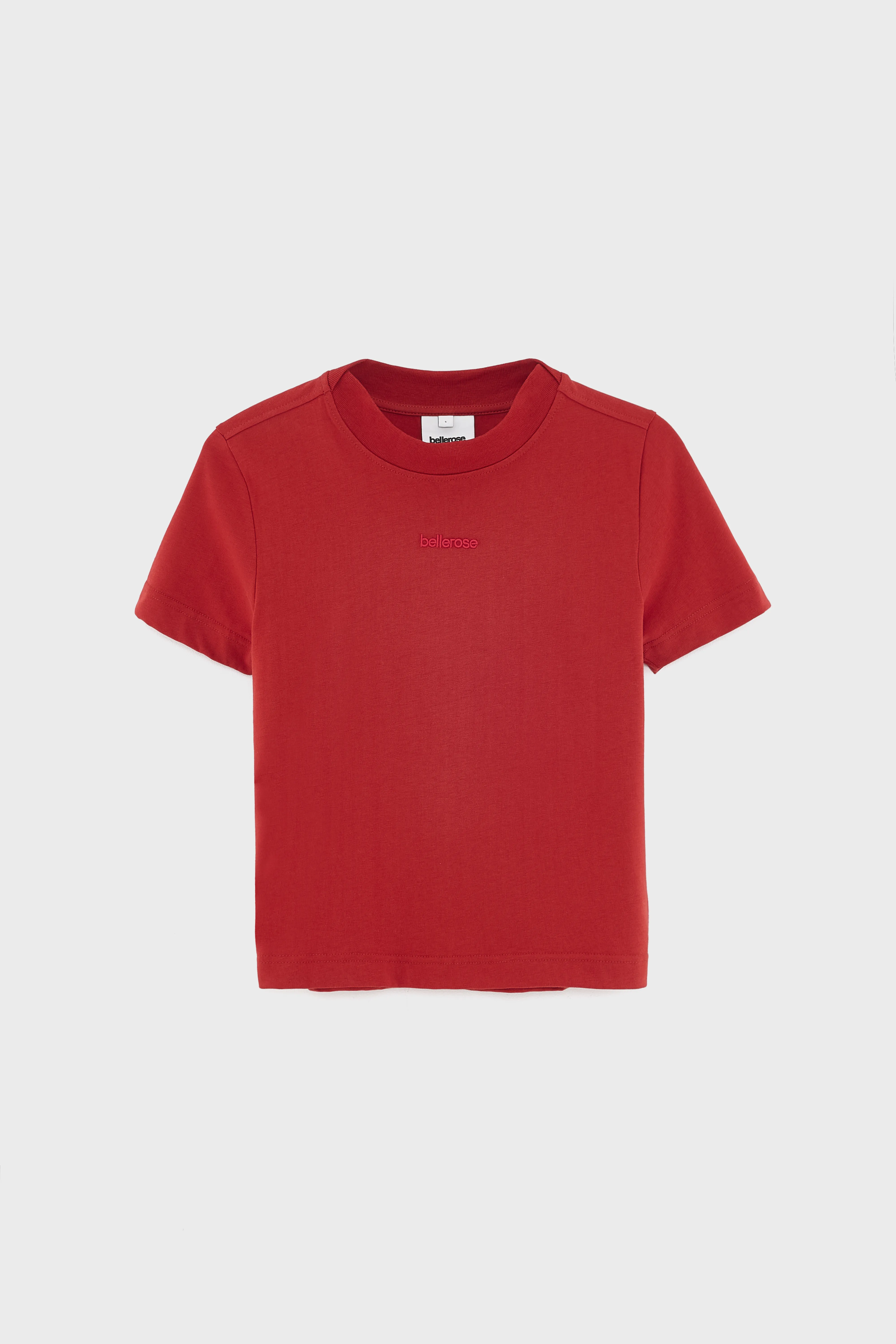 Bellerose Flec slim t-shirt (261 / W / ECARLATE)