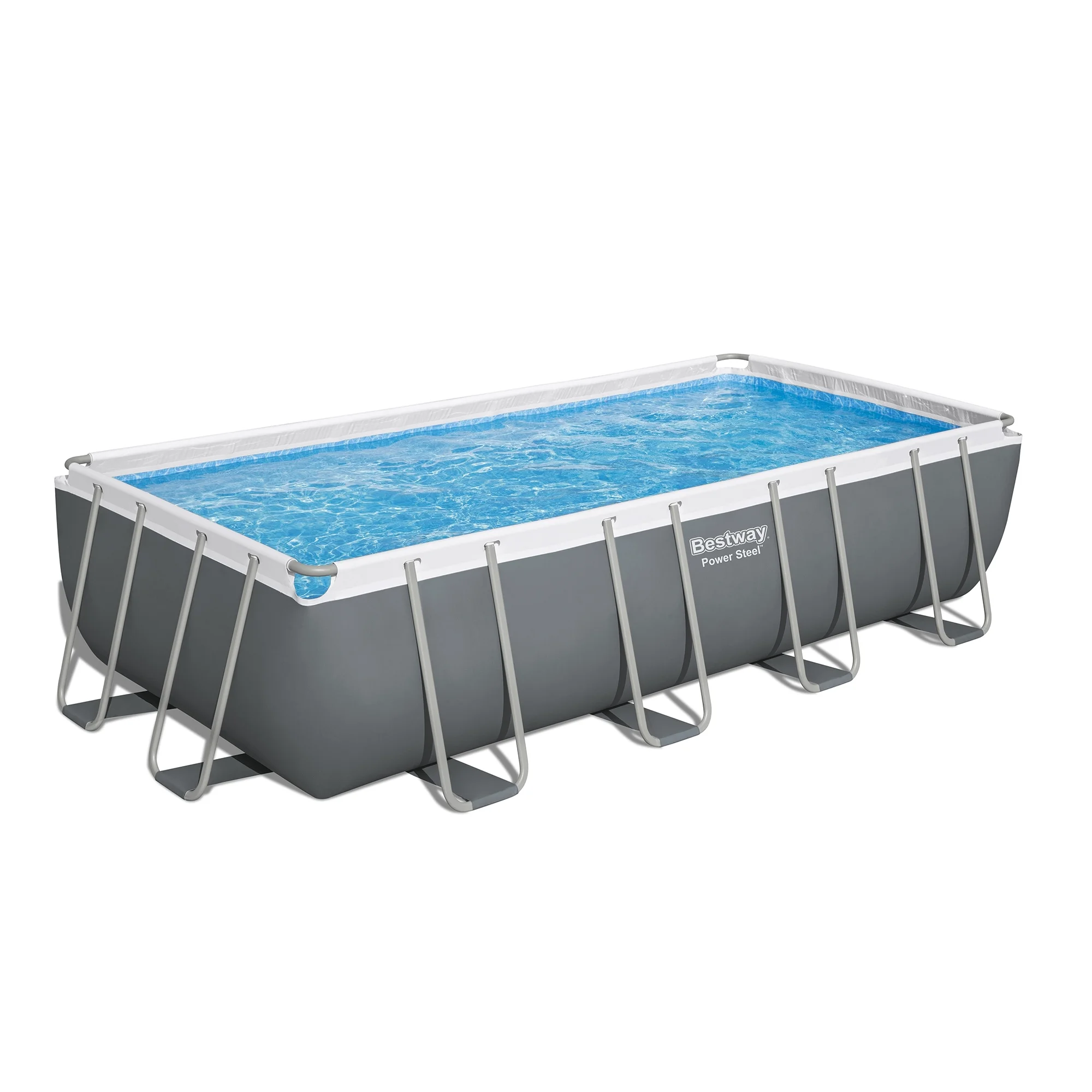 Bestway 24' x 12' x 52" Rectangular Frame Above Ground Swimming Pool Set - Image 34