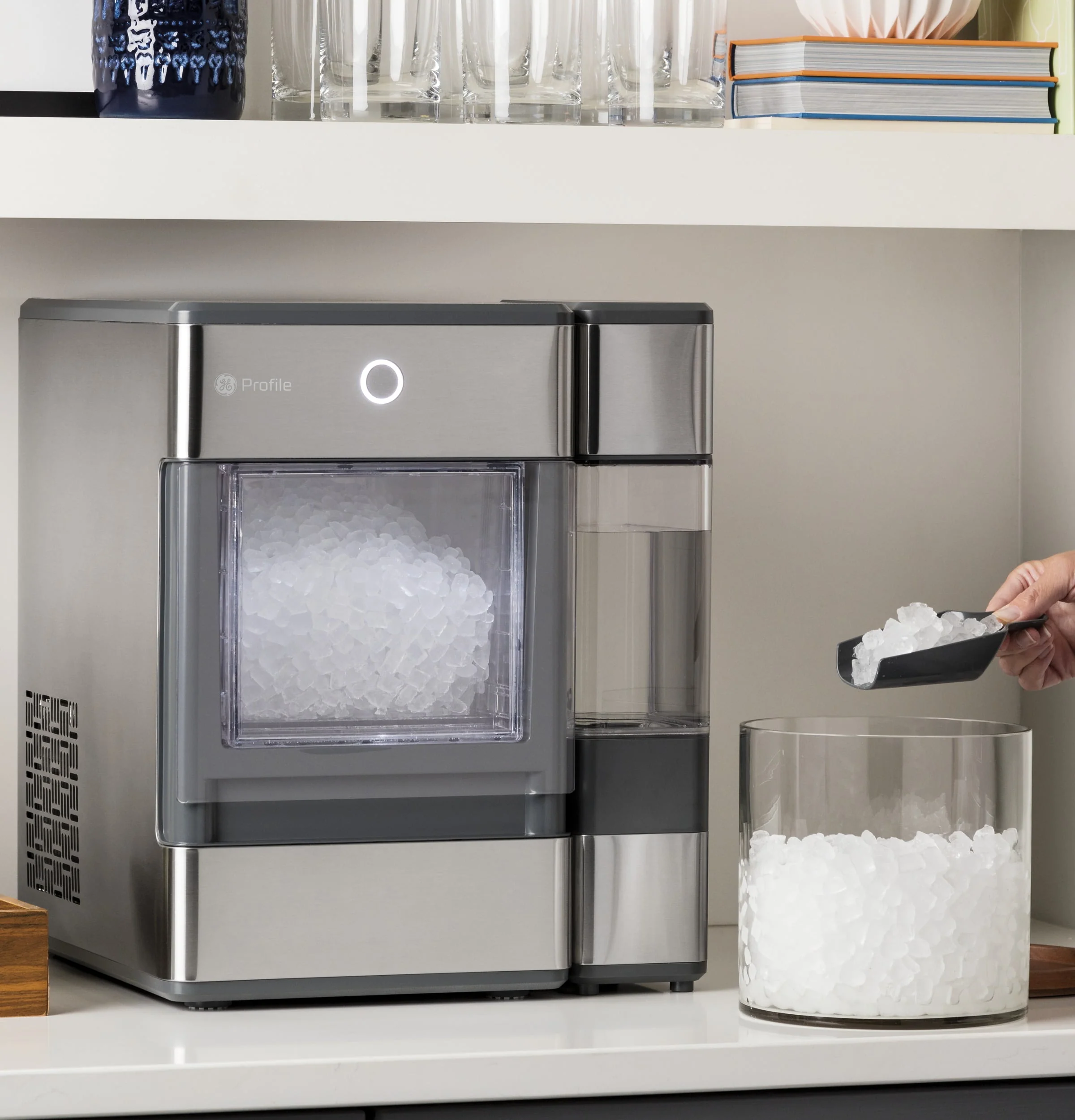 GE Profile™ Opal™ Nugget Ice Maker with Side Tank, Countertop Icemaker, Stainless Steel - Image 5