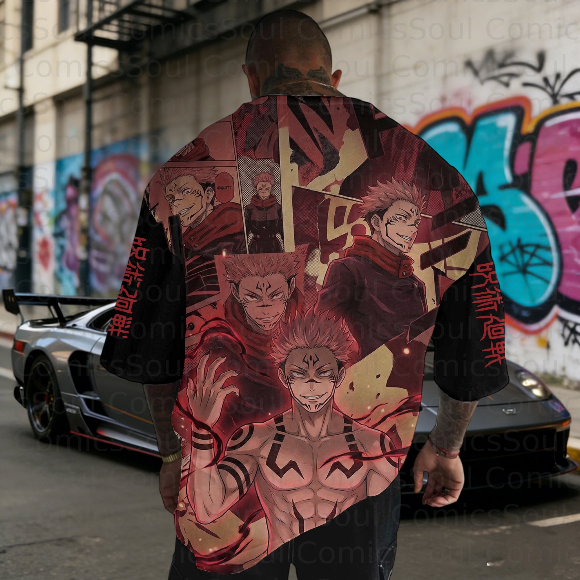 Unisex Anime Inspired Vintage T-Shirt
