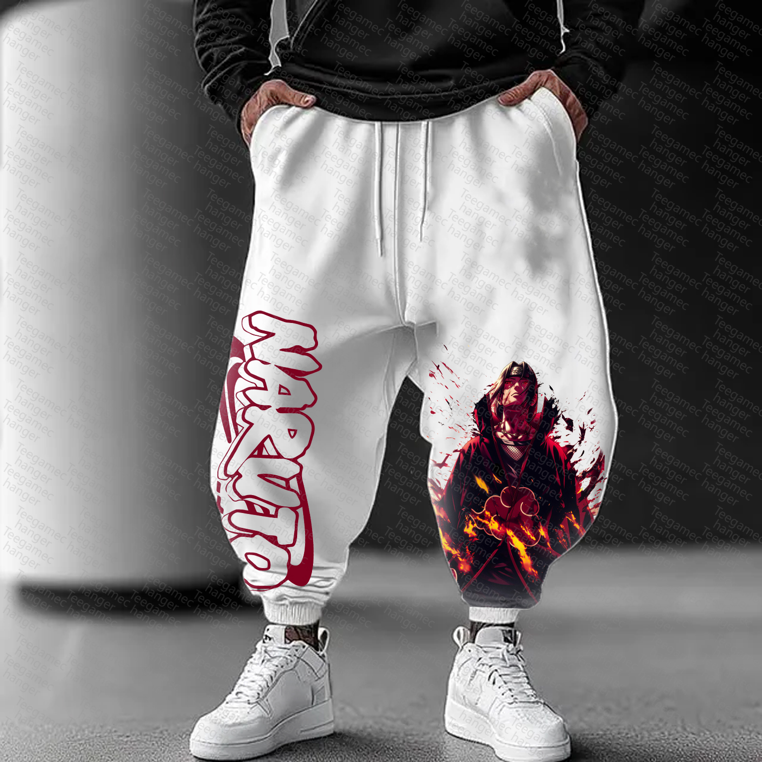 Unisex   Casual Anime Streetwear Pants
