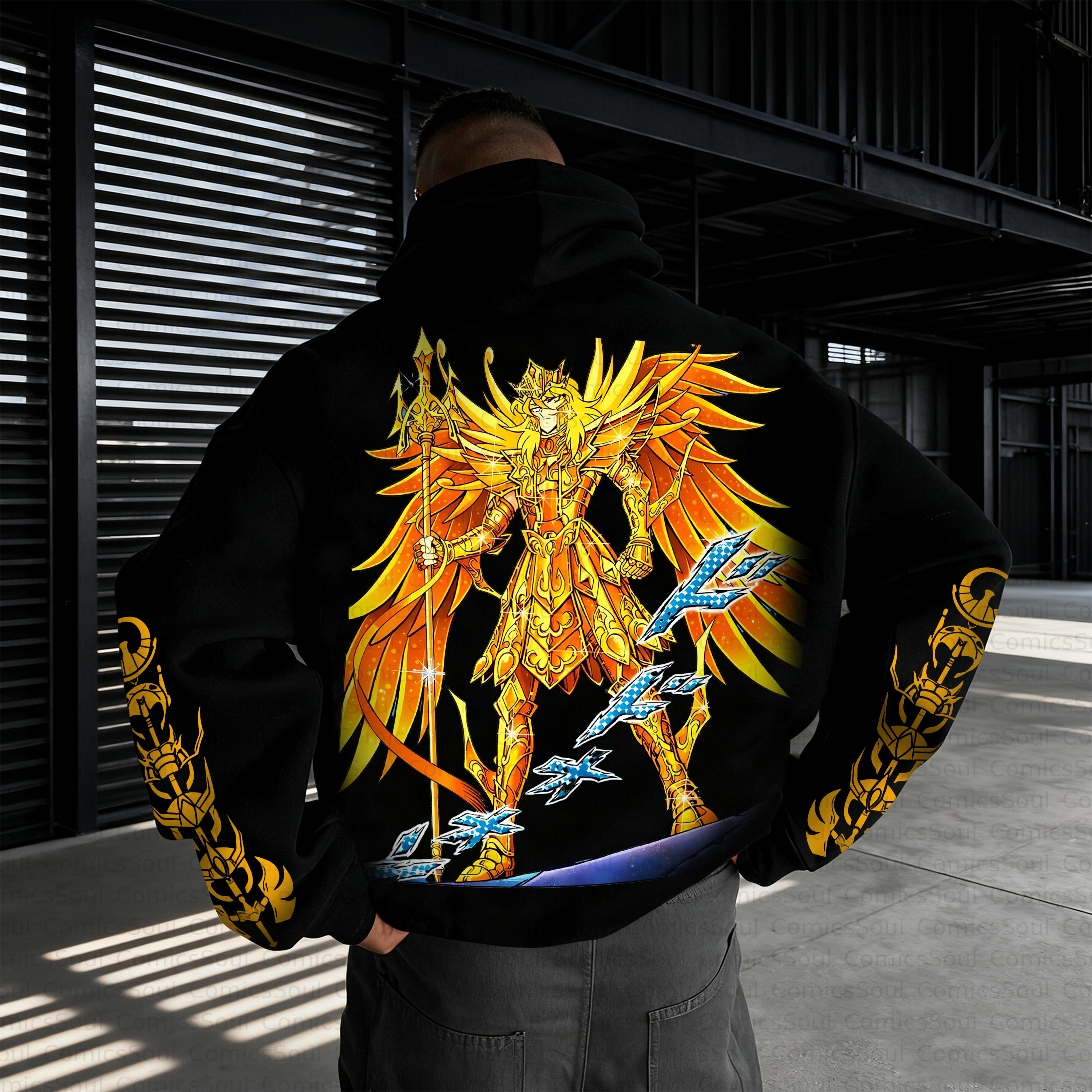 Unisex Anime Inspired Vintage Plush Hoodie