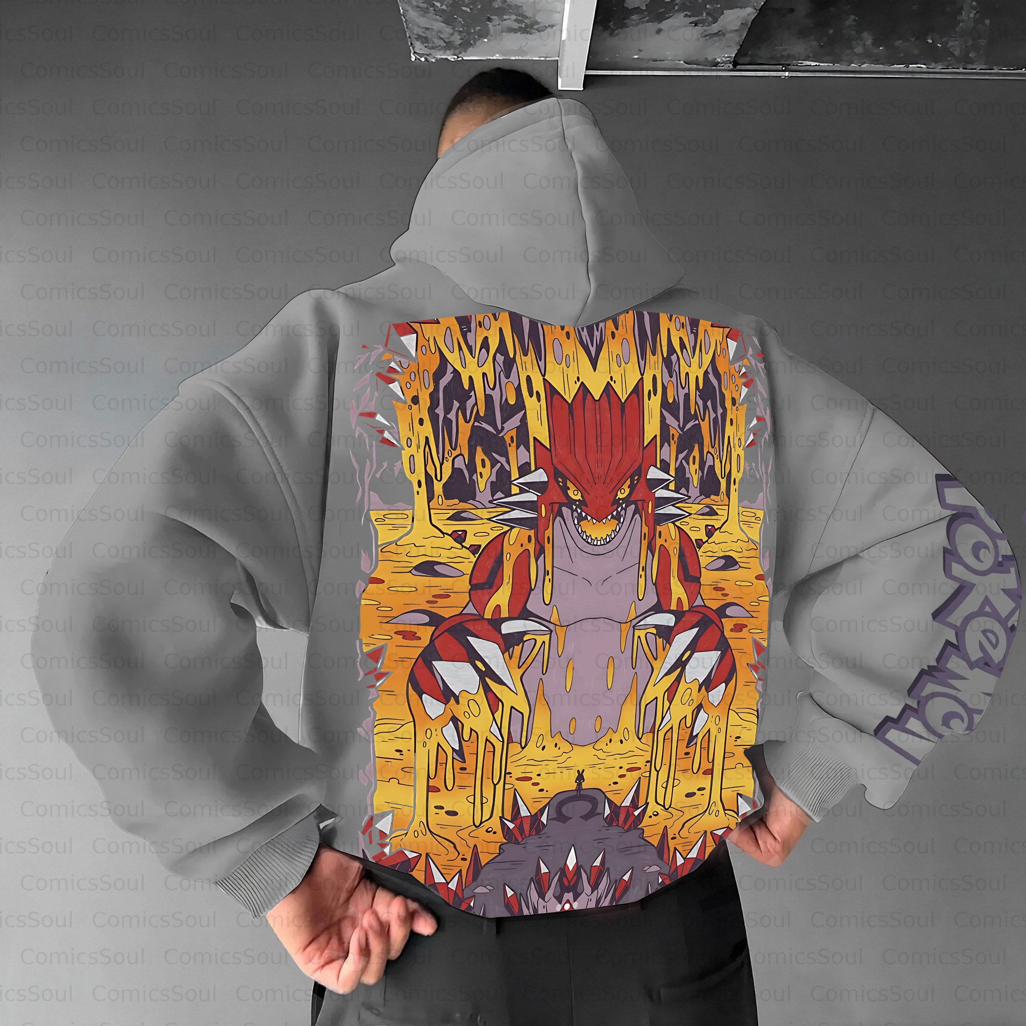 Unisex Anime Inspired Vintage Plush Hoodie