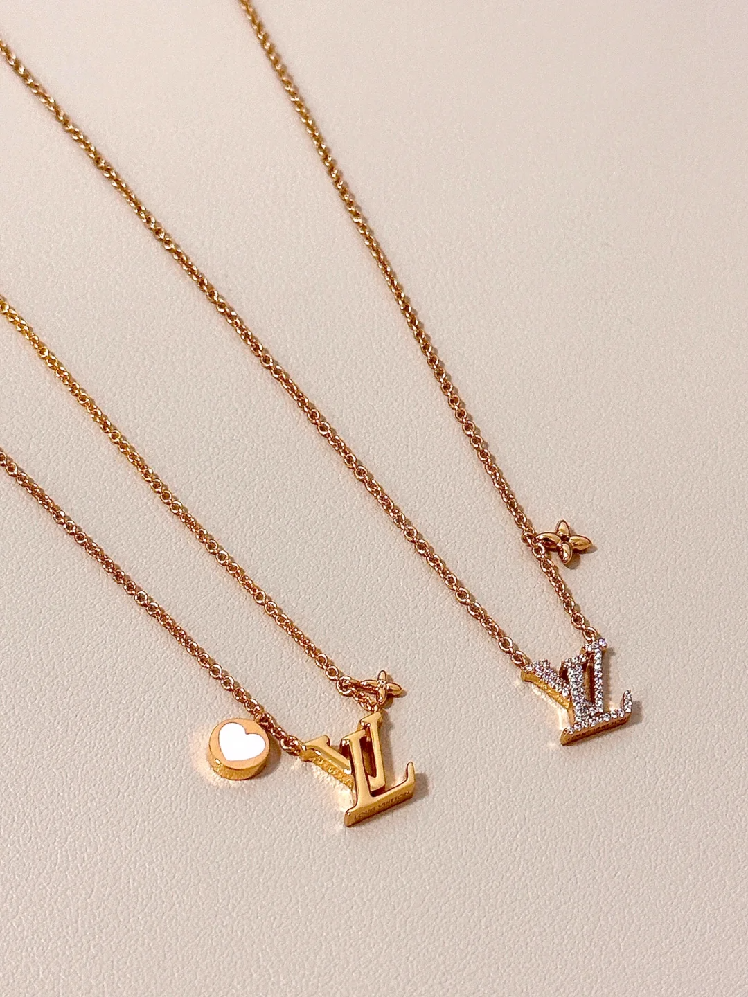 Louis Vuitton LV Letter Pendant Necklaces - Original Replica Club