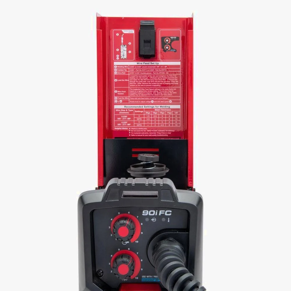 Lincoln Electric Weld-Pak 90i FC Flux-Cored Wire Feed Welder, 120V, 120 Amp, 1/4 in - K5255-1 - Image 8 Lincoln Electric Weld-Pak 90i FC Flux-Cored Wire Feed Welder, 120V, 120 Amp, 1/4 in - K5255-1 - Image 8
