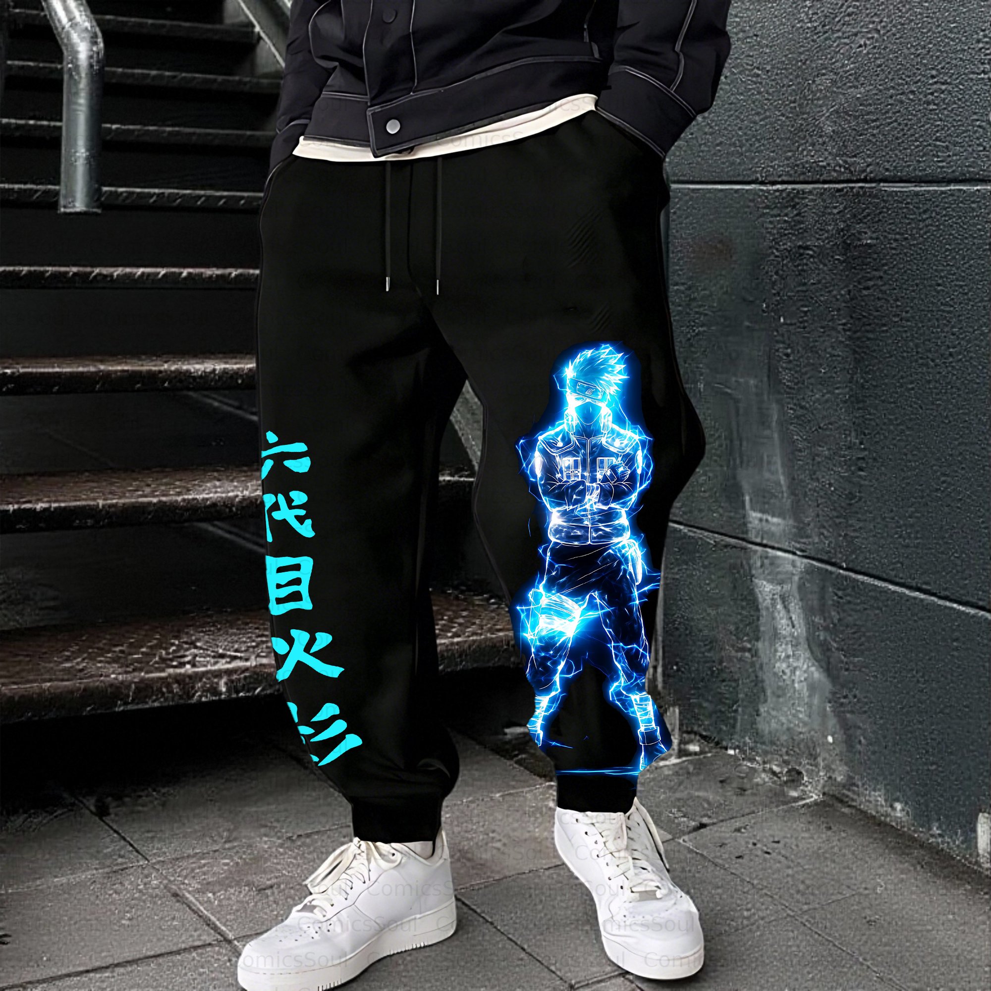 Unisex Casual Anime Streetwear Pant
