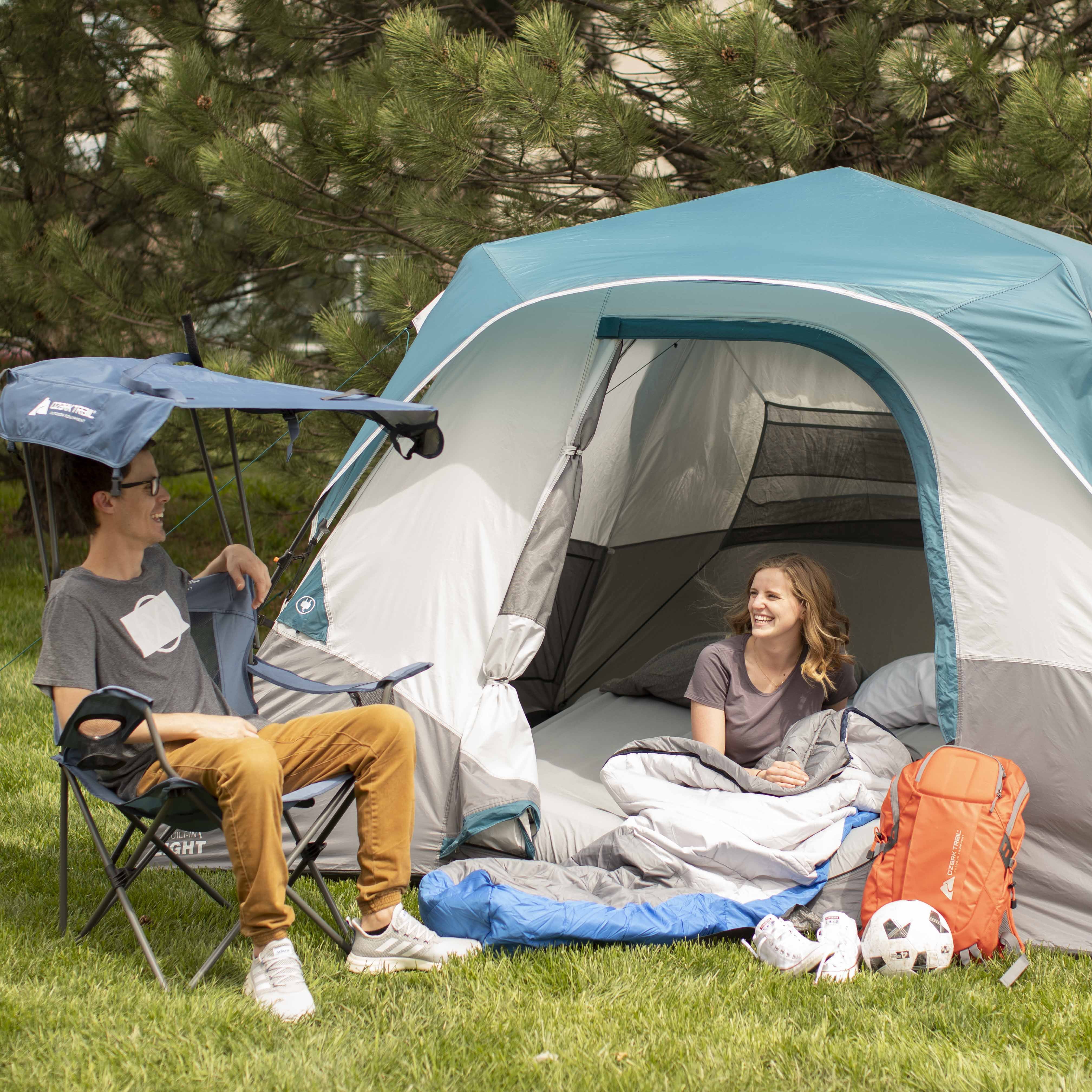Ozark Trail Sand Island Shaded Camping Chair With Cup Holders - Image 9 Ozark Trail Sand Island Shaded Camping Chair With Cup Holders - Image 9