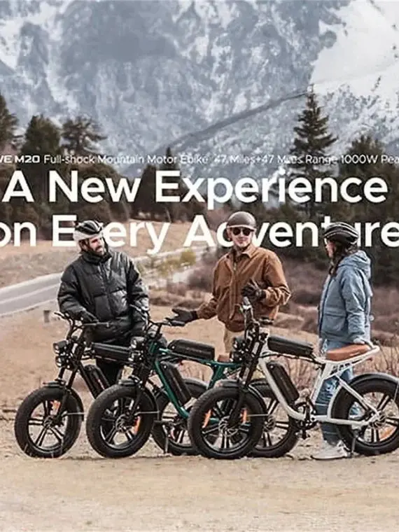 AKEZ Adult Fat-Tire E-Bike 1000W, 48V 13Ah Removable Battery, 94-Mile Range, Full Suspension - Image 4 AKEZ Adult Fat-Tire E-Bike 1000W, 48V 13Ah Removable Battery, 94-Mile Range, Full Suspension - Image 4