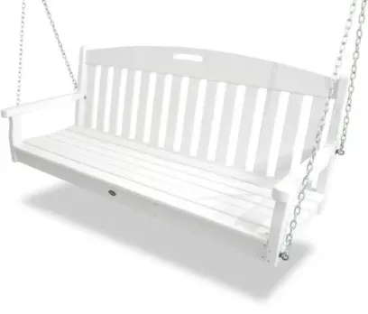 Trex Outdoor Furniture Yacht Club Swing - Classic White