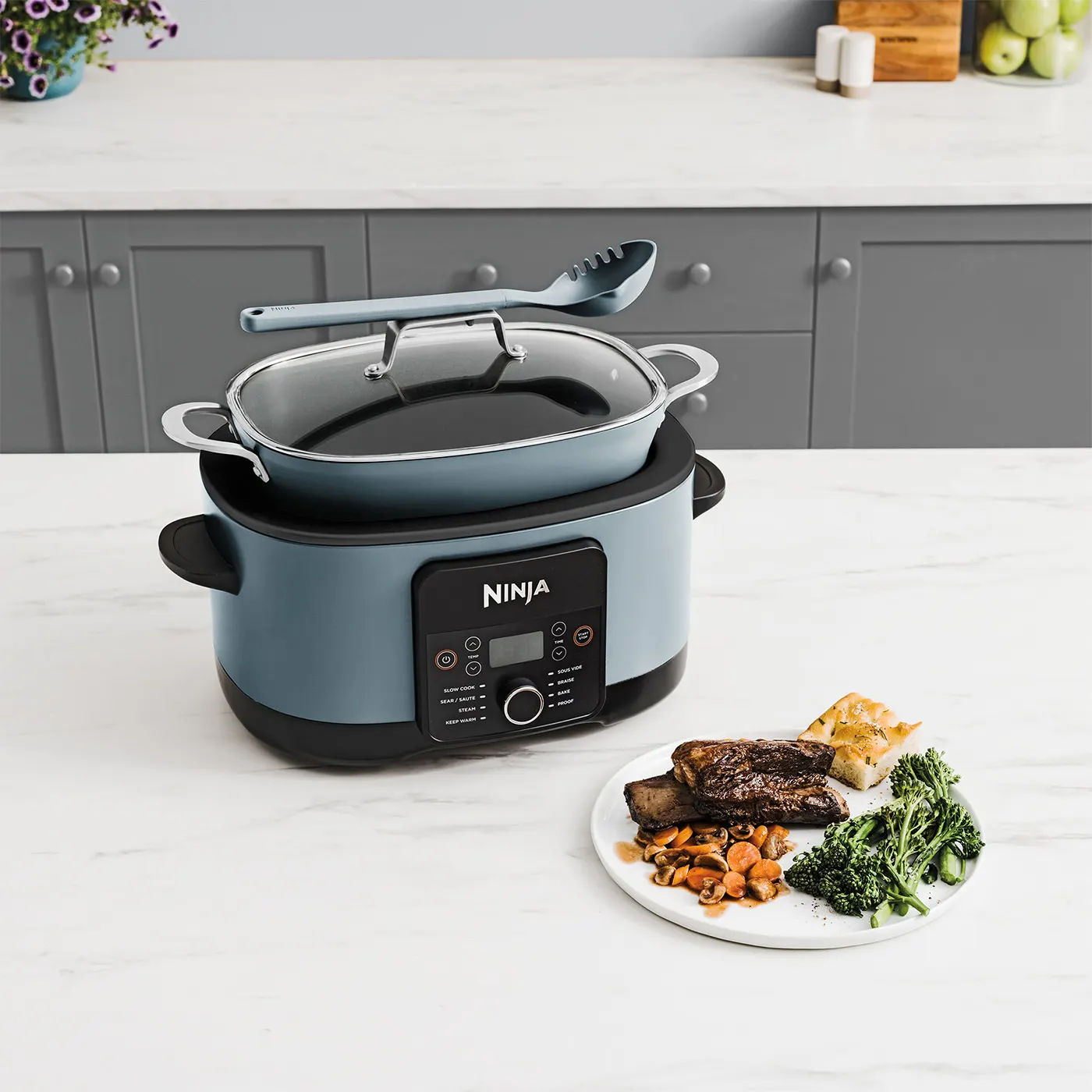 Cook up to 8 portions