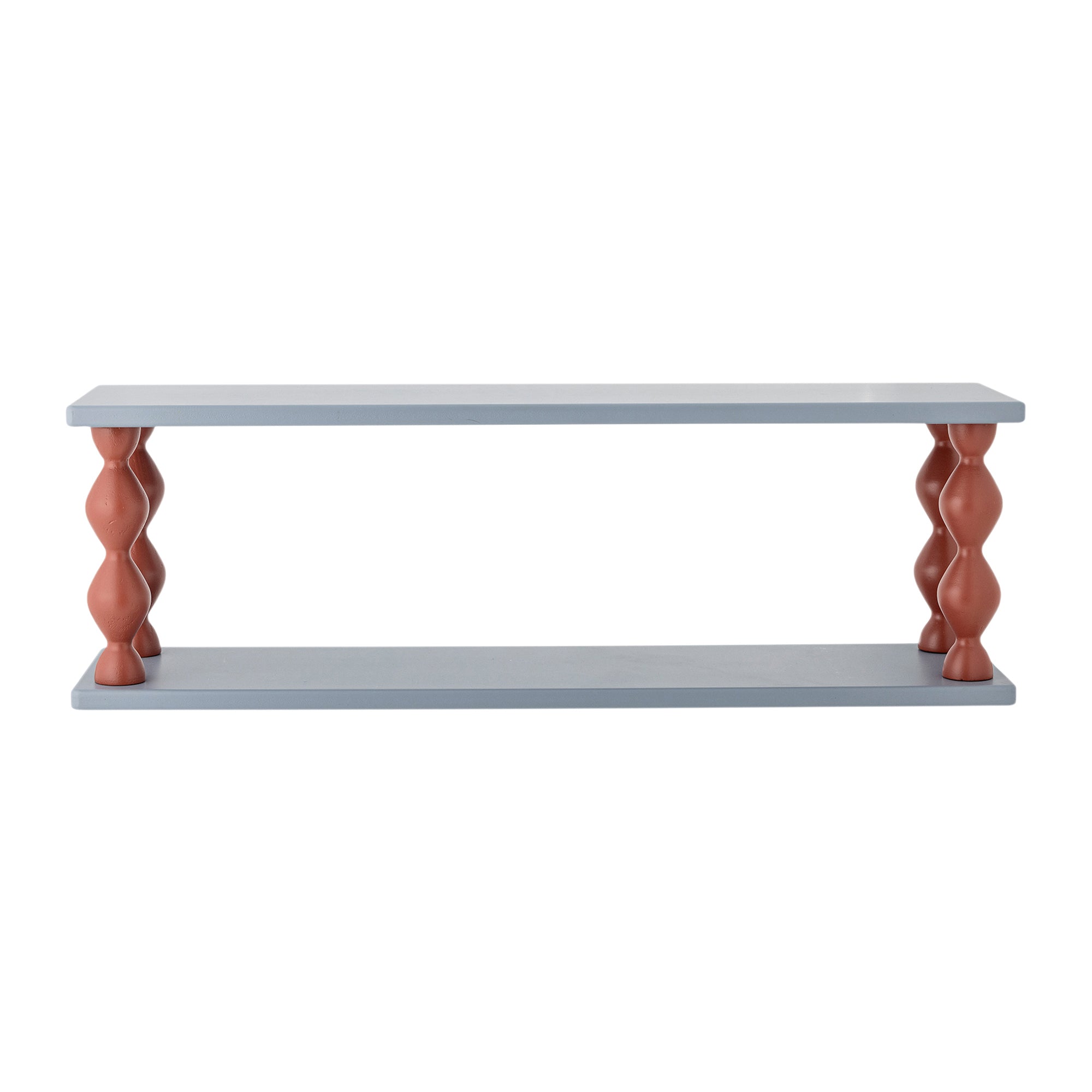 Bloomingville Bibiola Wandplank B 80 cm - Blauw / Rood