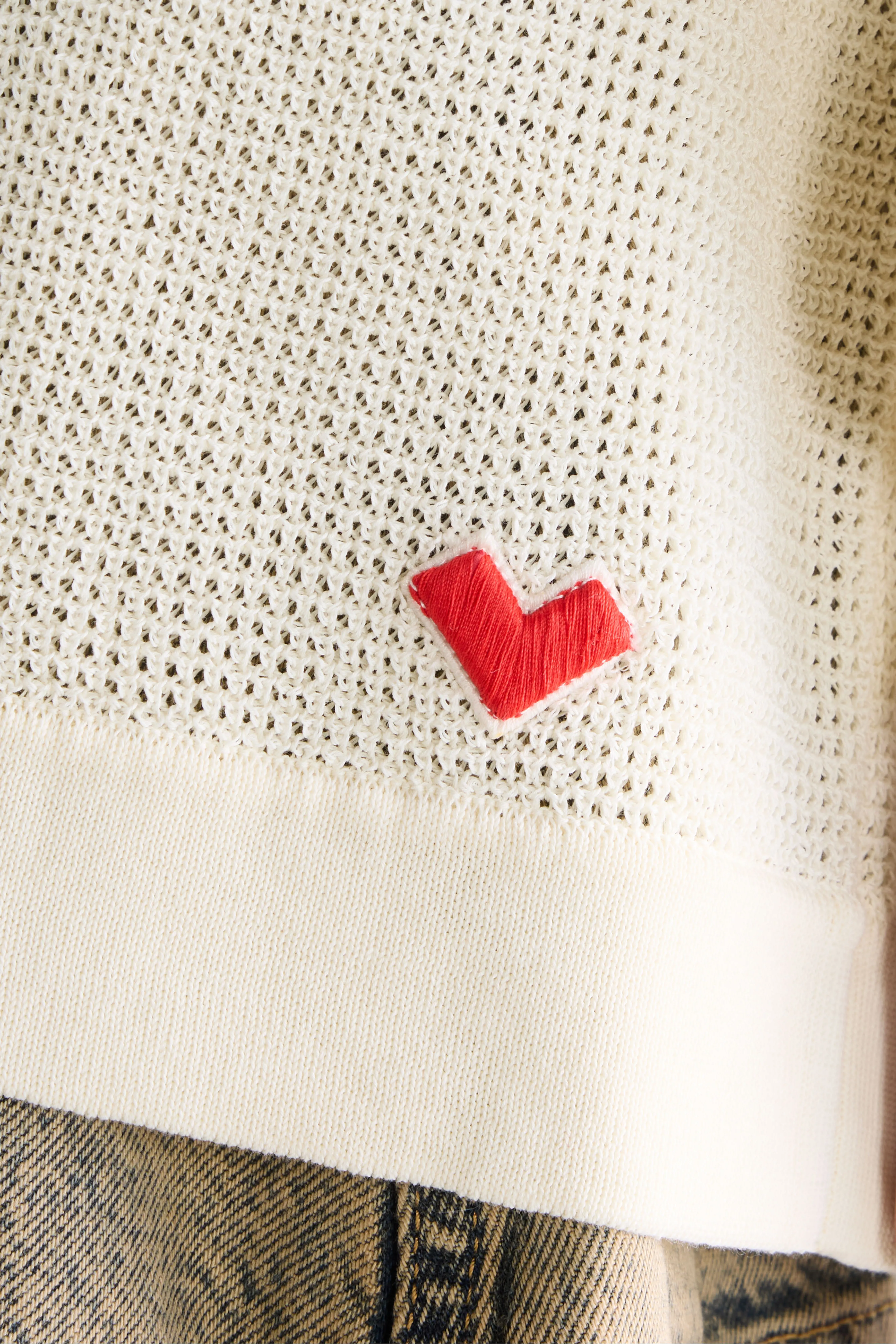 Bellerose Alie sheer knit sweater (261 / W / WHISPER)