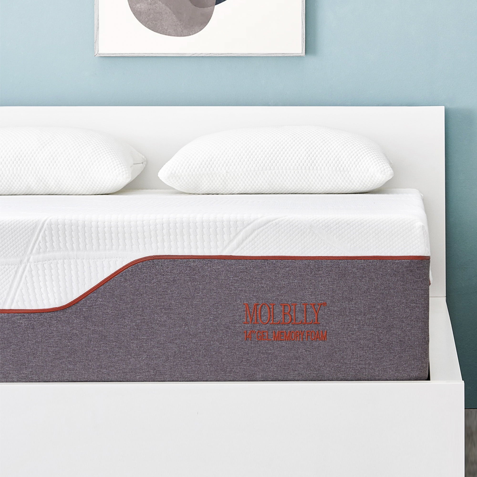 10 inch Medium Gel Memory Foam Mattress in a Box.Cooling Queen Mattress