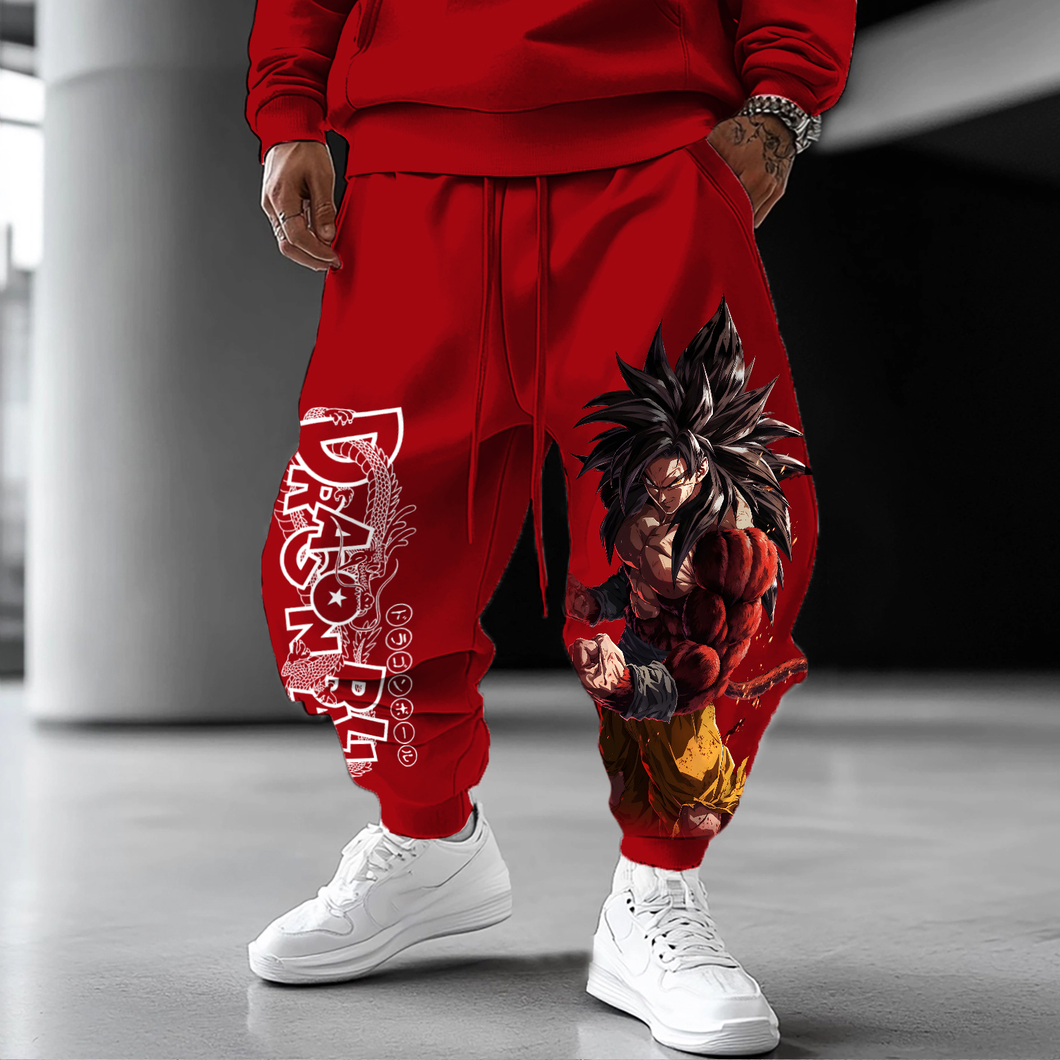 Unisex Casual Anime Streetwear Pants
