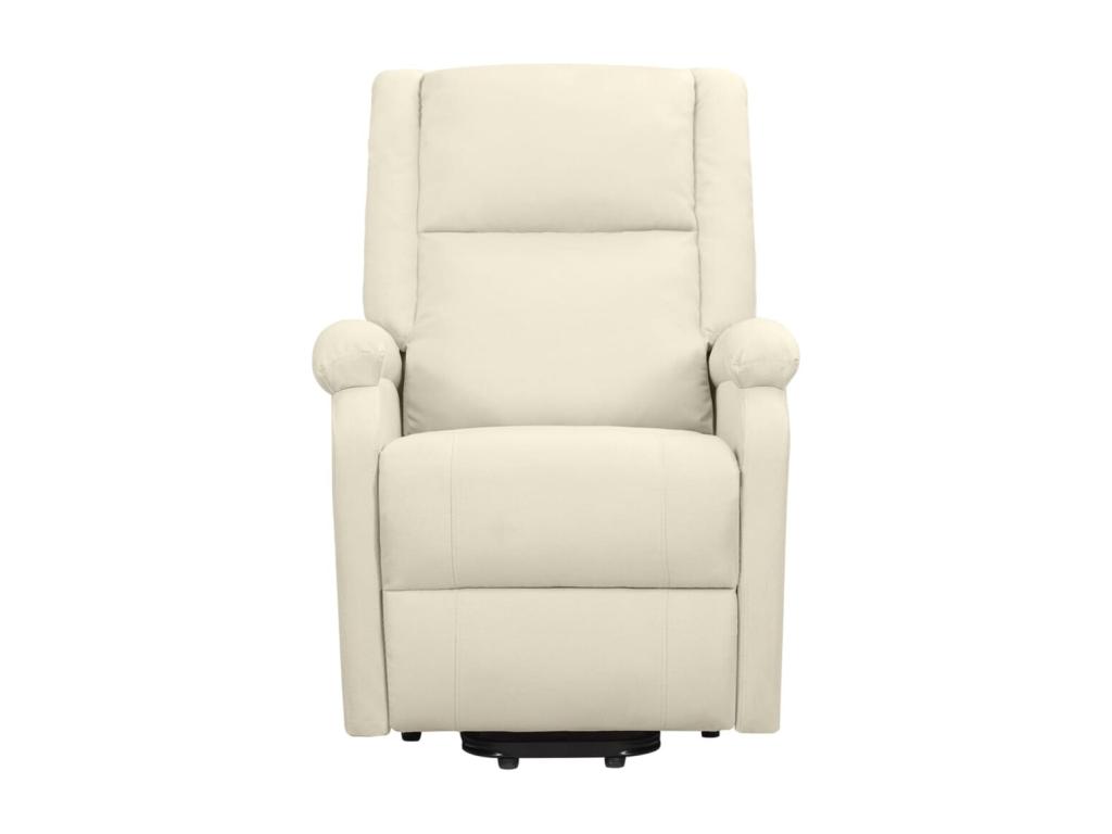 Luzssnh - Sillón de masaje elevable tela color crema