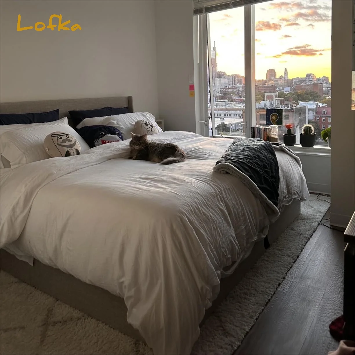 Lofka Lift Up Storage Bed Full Size, Modern Wingback Headboard, No Box Spring Needed, Hydraulic Storage, Dark Grey - Image 5