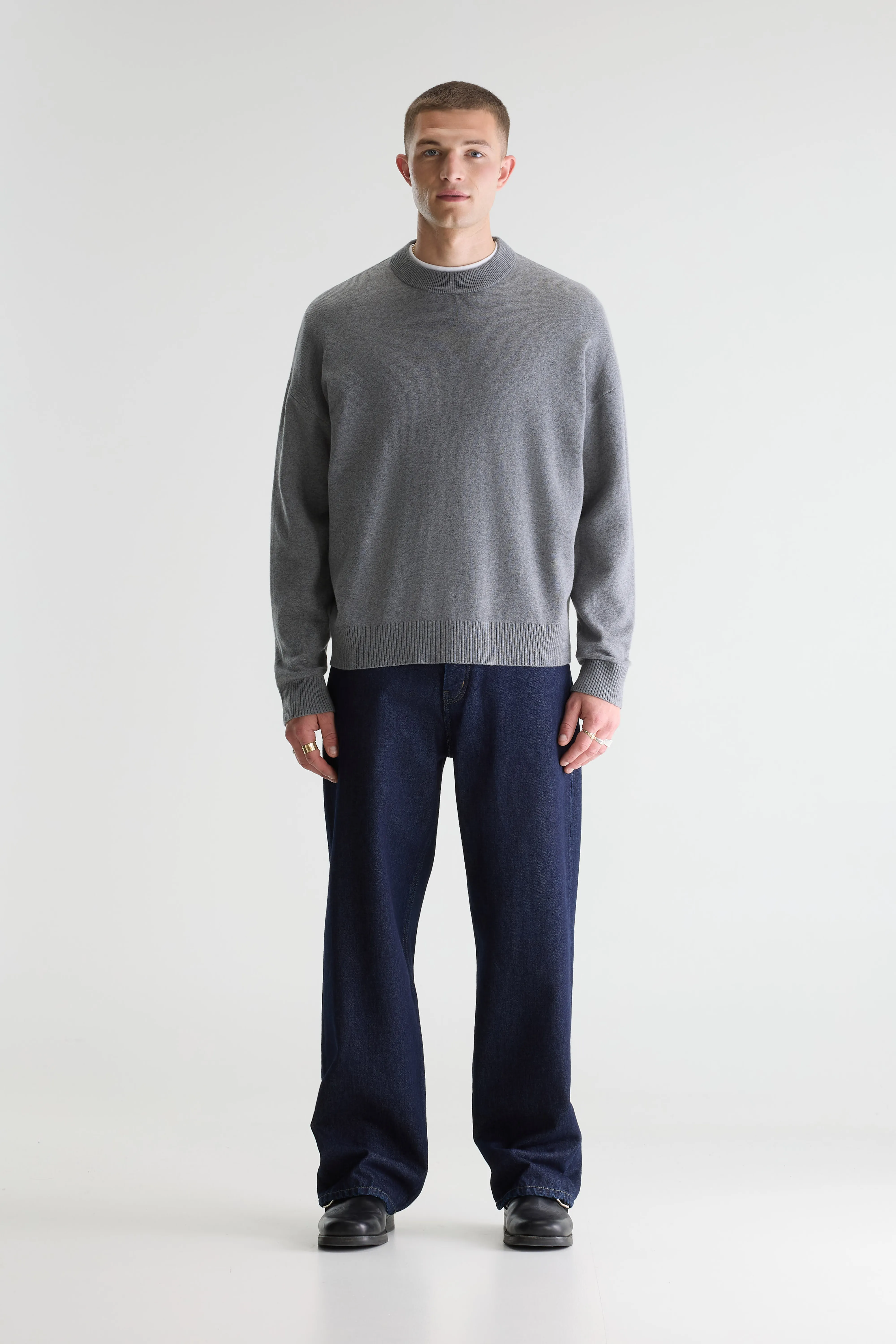 Bellerose Geolem crewneck sweater  (261 / M / MID GREY)