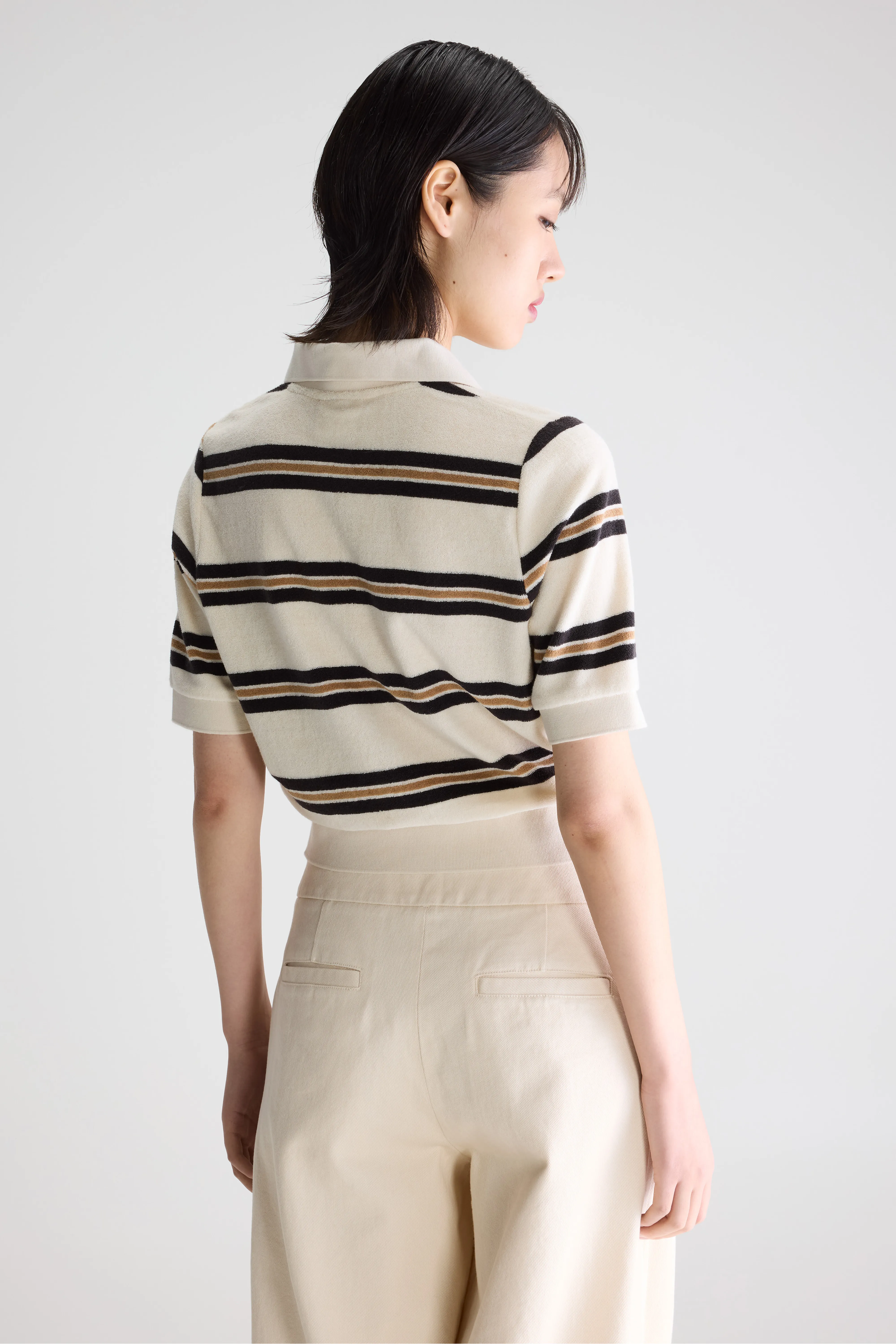 Bellerose Crixus terry polo (261 / W / STRIPE B)