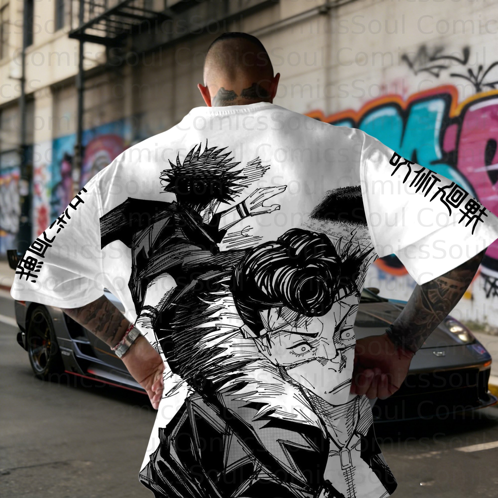 Unisex Anime Inspired Vintage T-Shirt