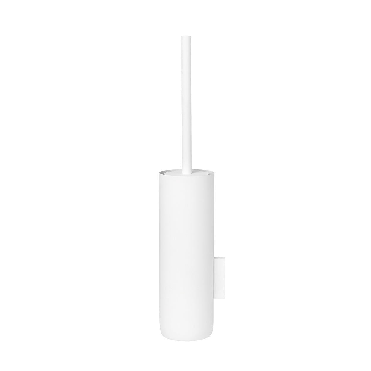 Modo Toiletborstel Wand White   Wit   Staal